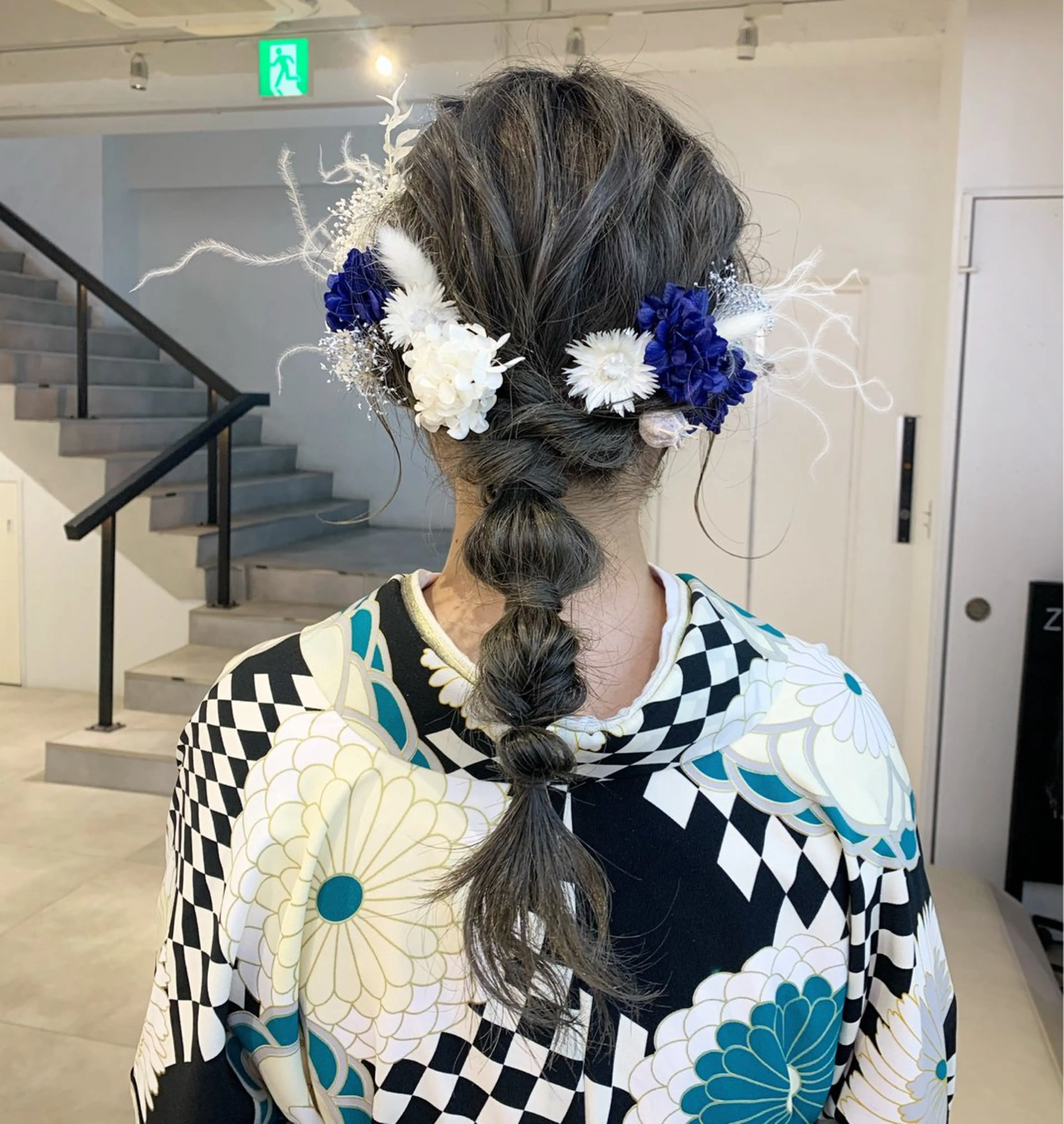ヘアアレンジ 卒業式のヘアスタイル 着付け Kureha/ネイル レイヤー/酸性縮毛のヘアスタイル