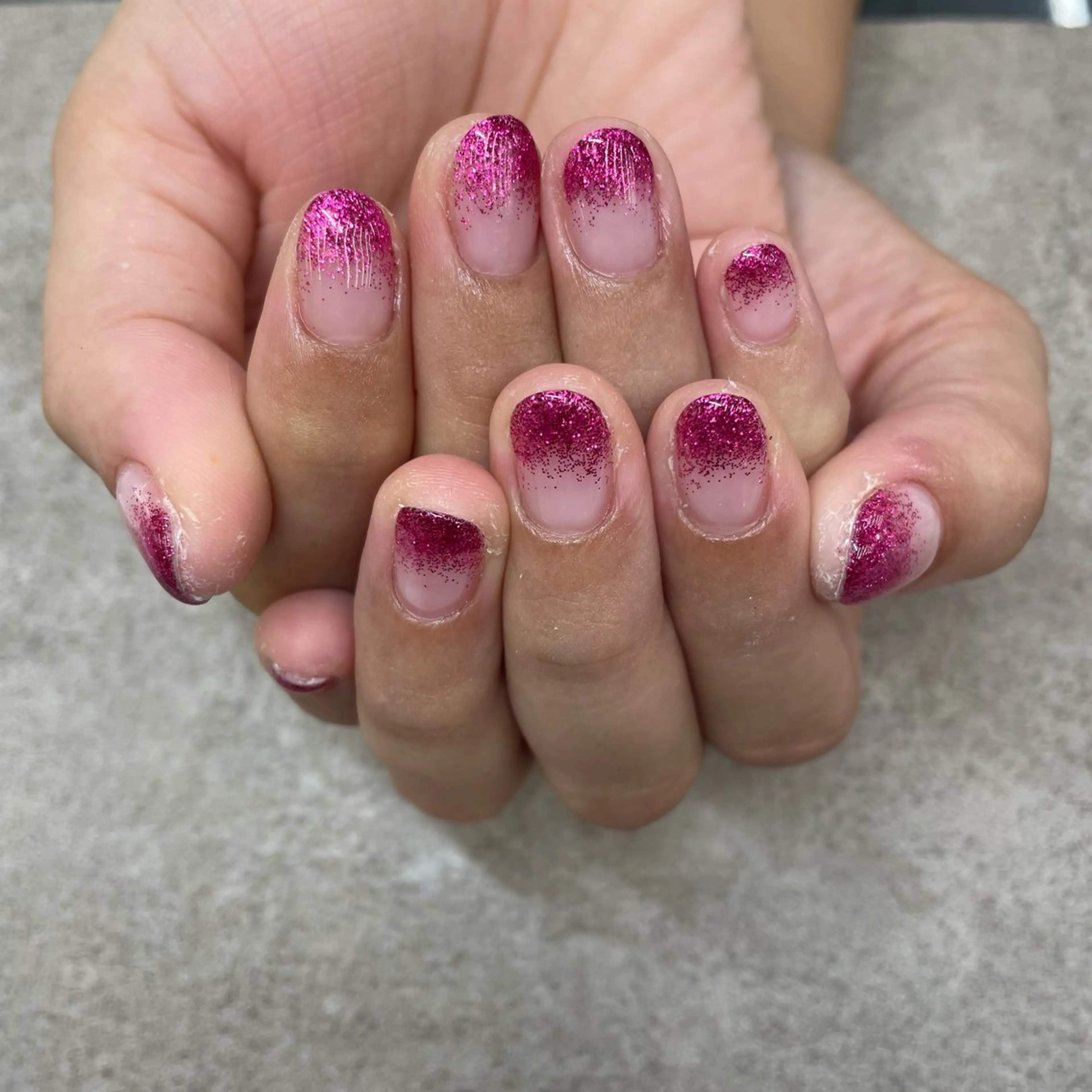 ネイル ラメ(グリッター) ラメグラデーション MAXKELLY ANNAのネイルデザイン