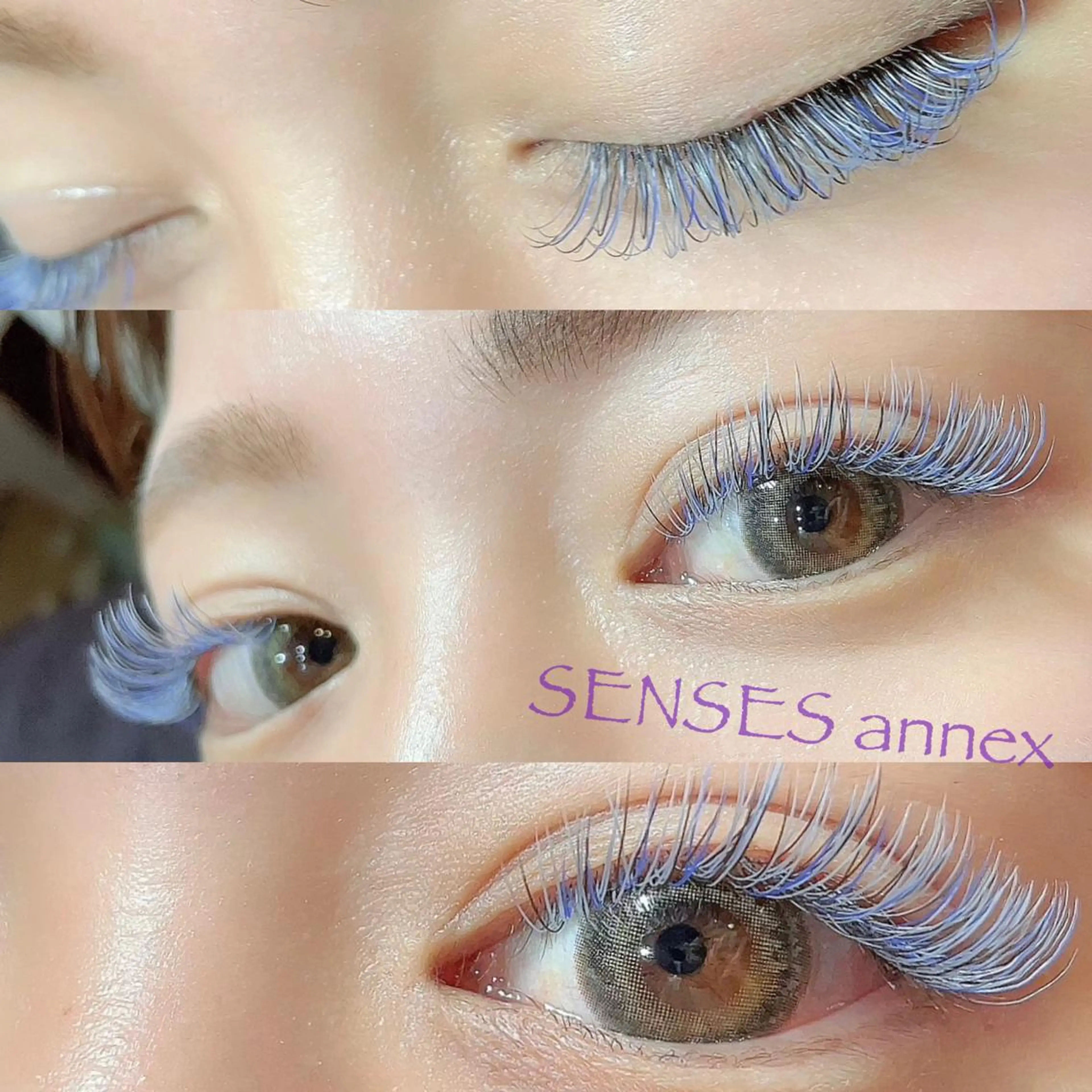 マツエク・マツパ カラーマツエク マツエク SENSES_ WAKAのマツエク・マツパデザイン