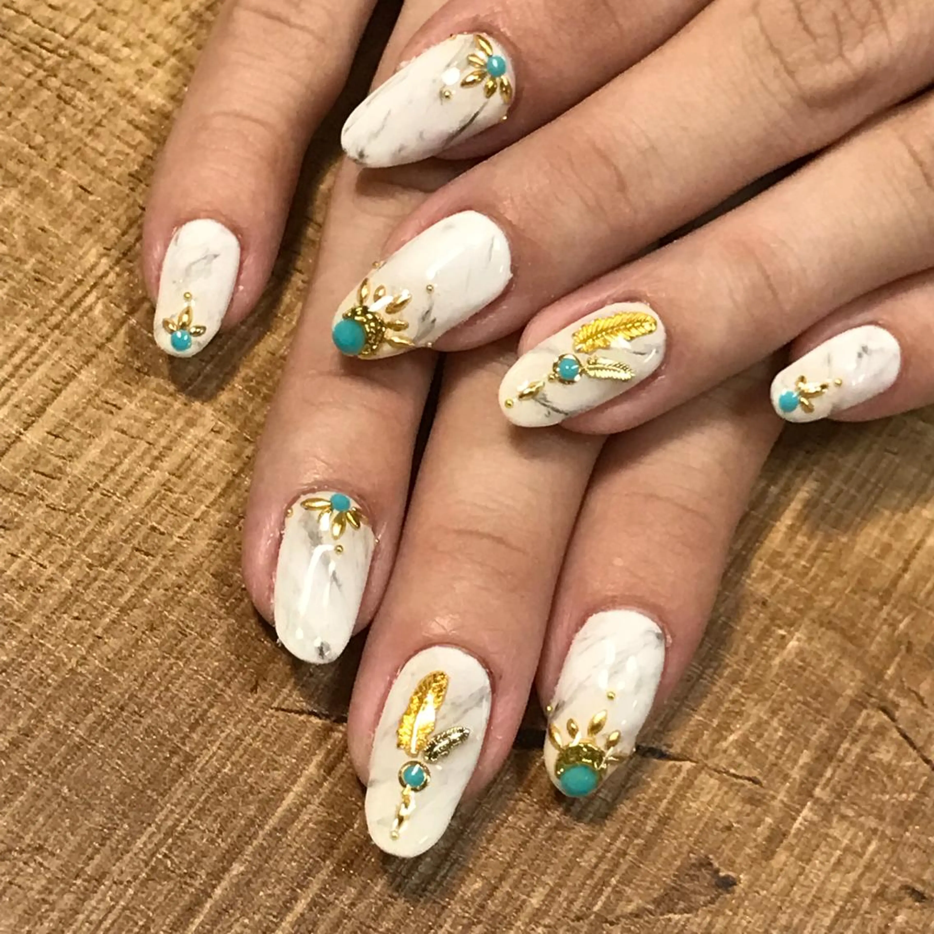 ネイル 大理石ネイル(マーブル) 安藤 Charlotteのネイルデザイン