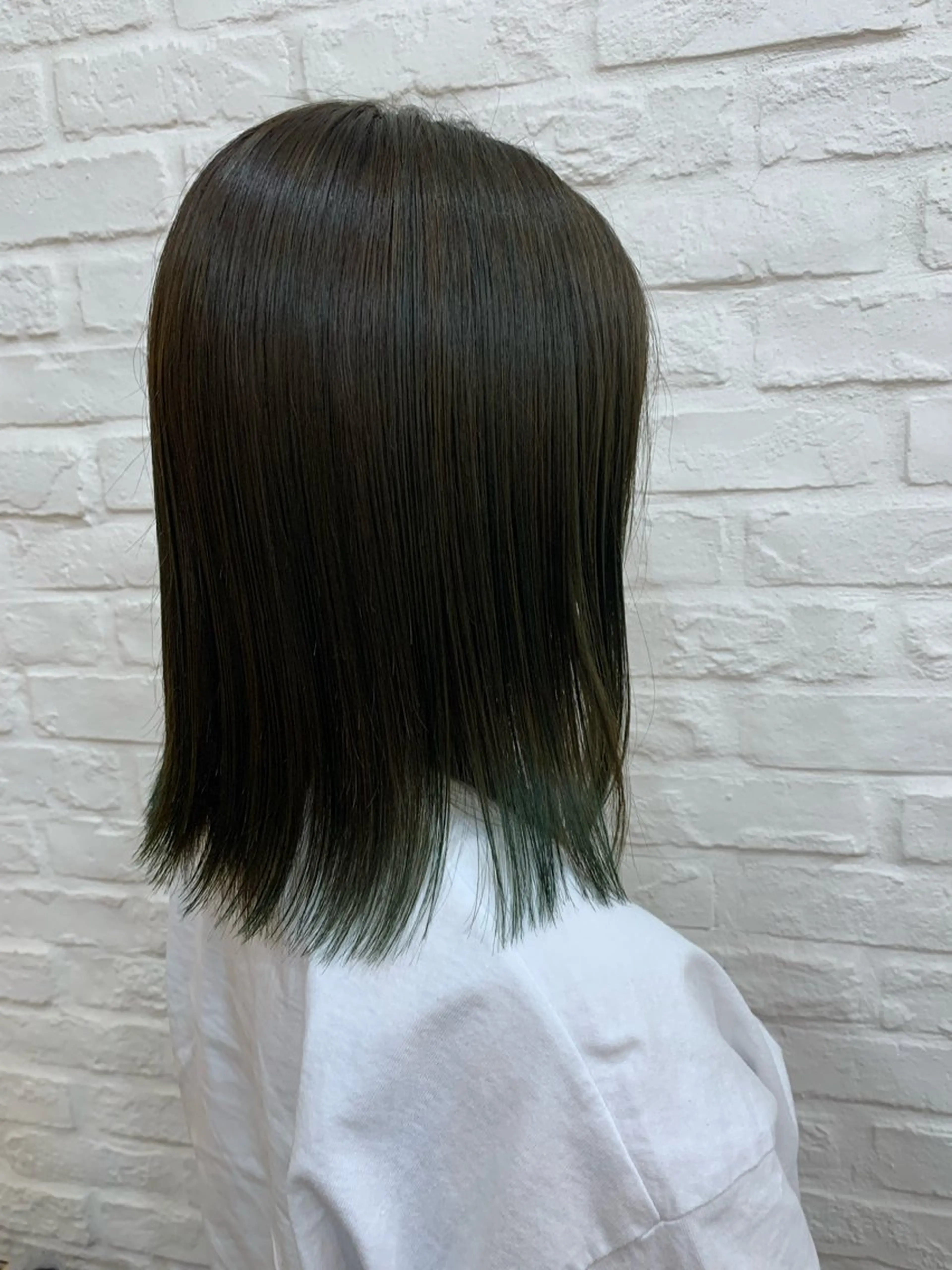 ミディアム カラー aell所属・ann/ 京都北大路のヘアスタイル