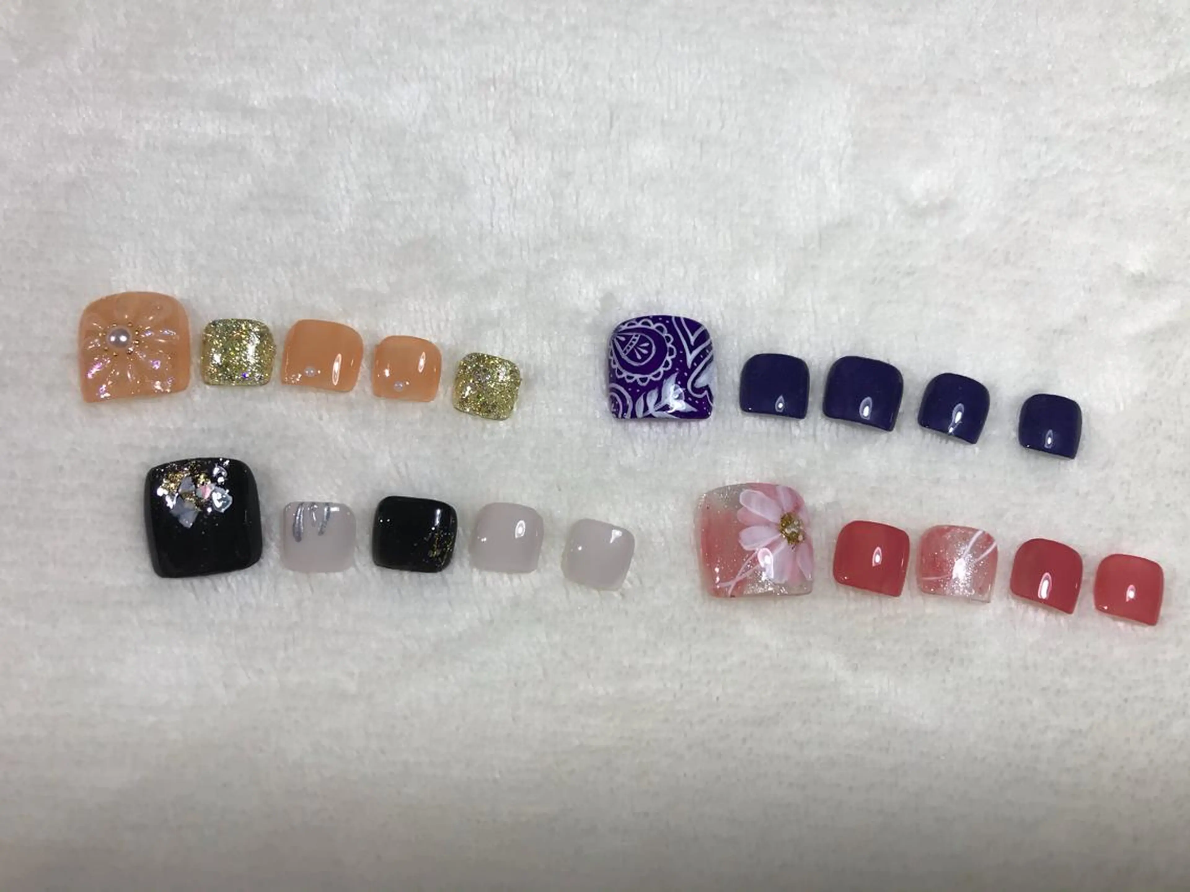 ネイル フットネイル lotus erikaのネイルデザイン