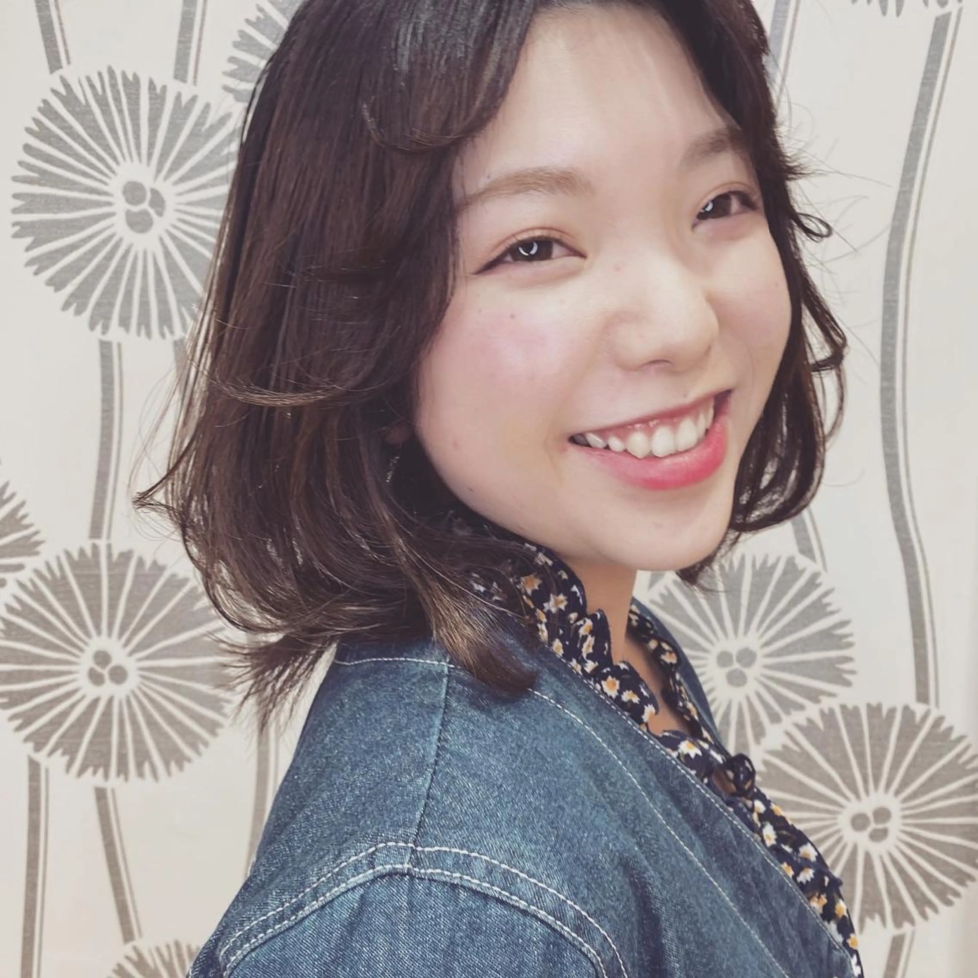 ミディアム カラー パーマ 大野 あさみのヘアスタイル