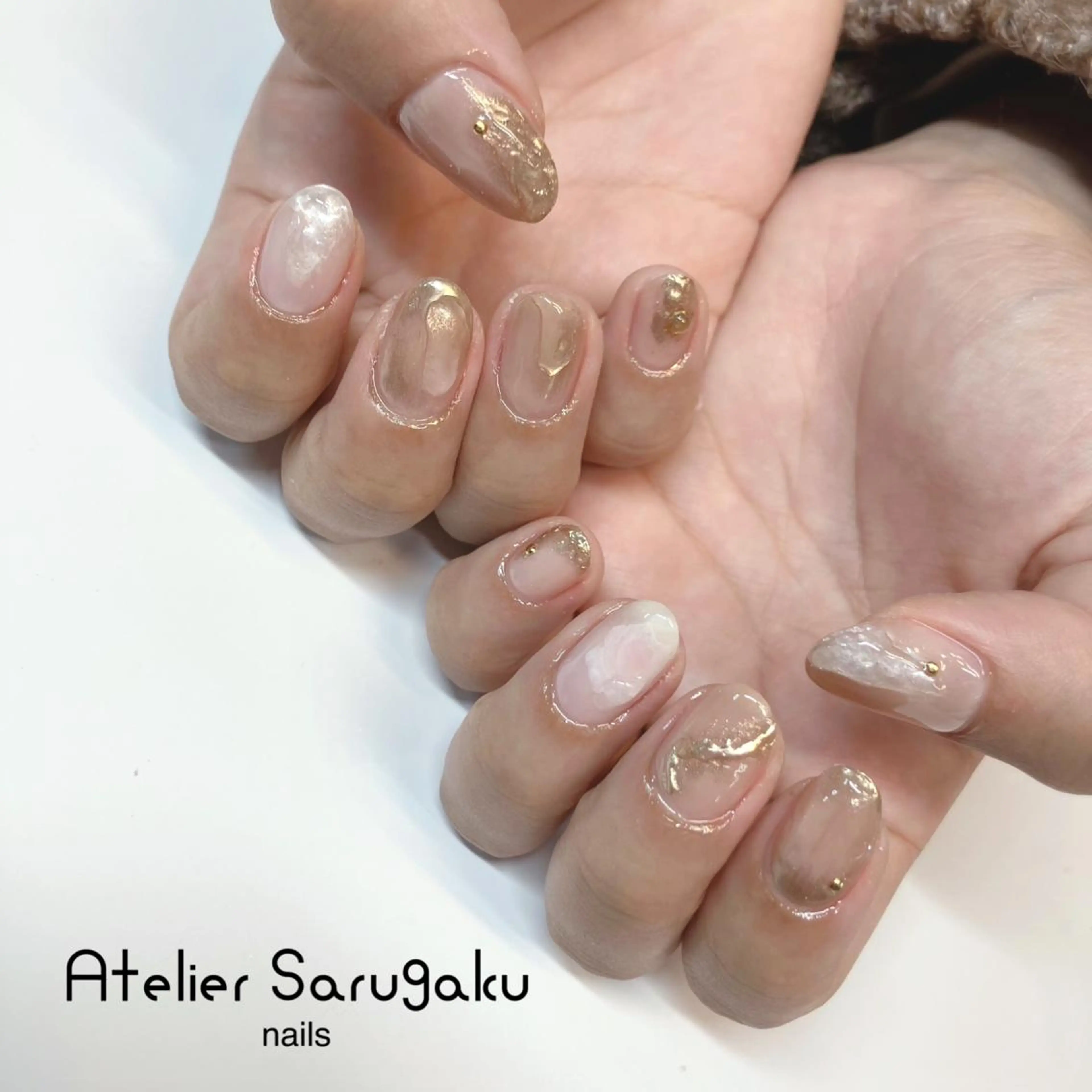 ショート ハンドネイル sususu. shiomiのネイルデザイン