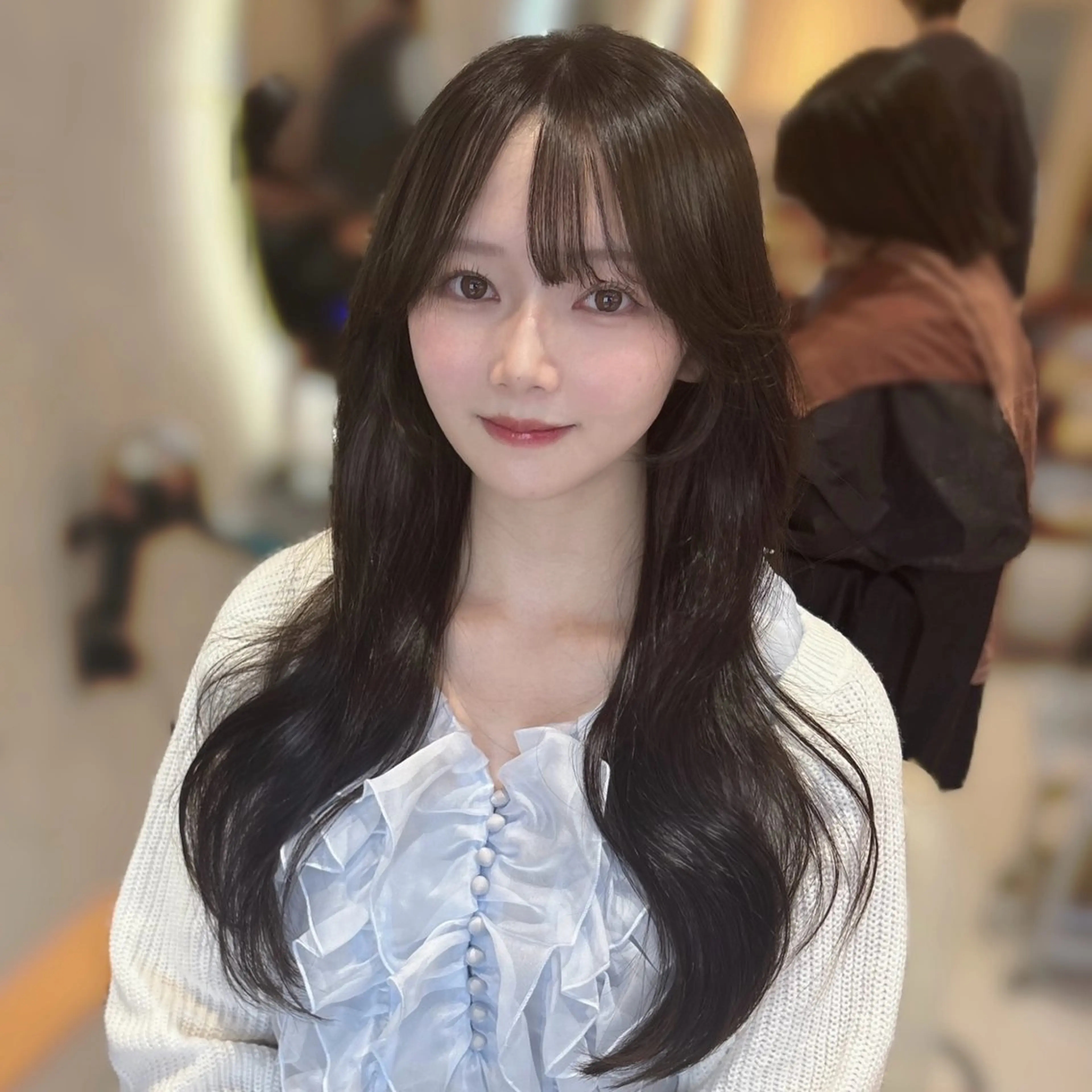 ロング カラー enu所属・enu梅田 韓国ヘア ゆりのヘアスタイル