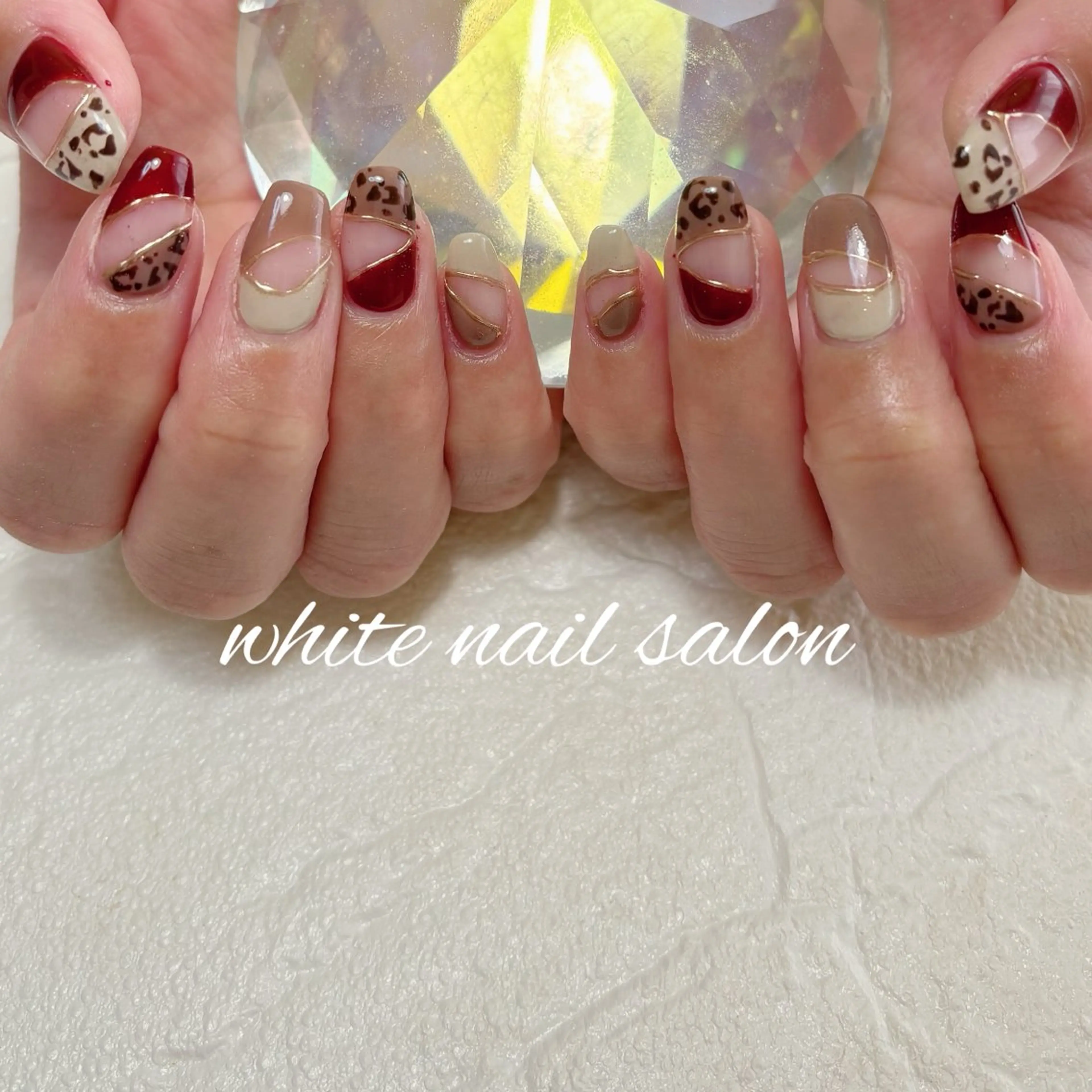 ネイル フットネイル ハンドネイル white nail salonのネイルデザイン