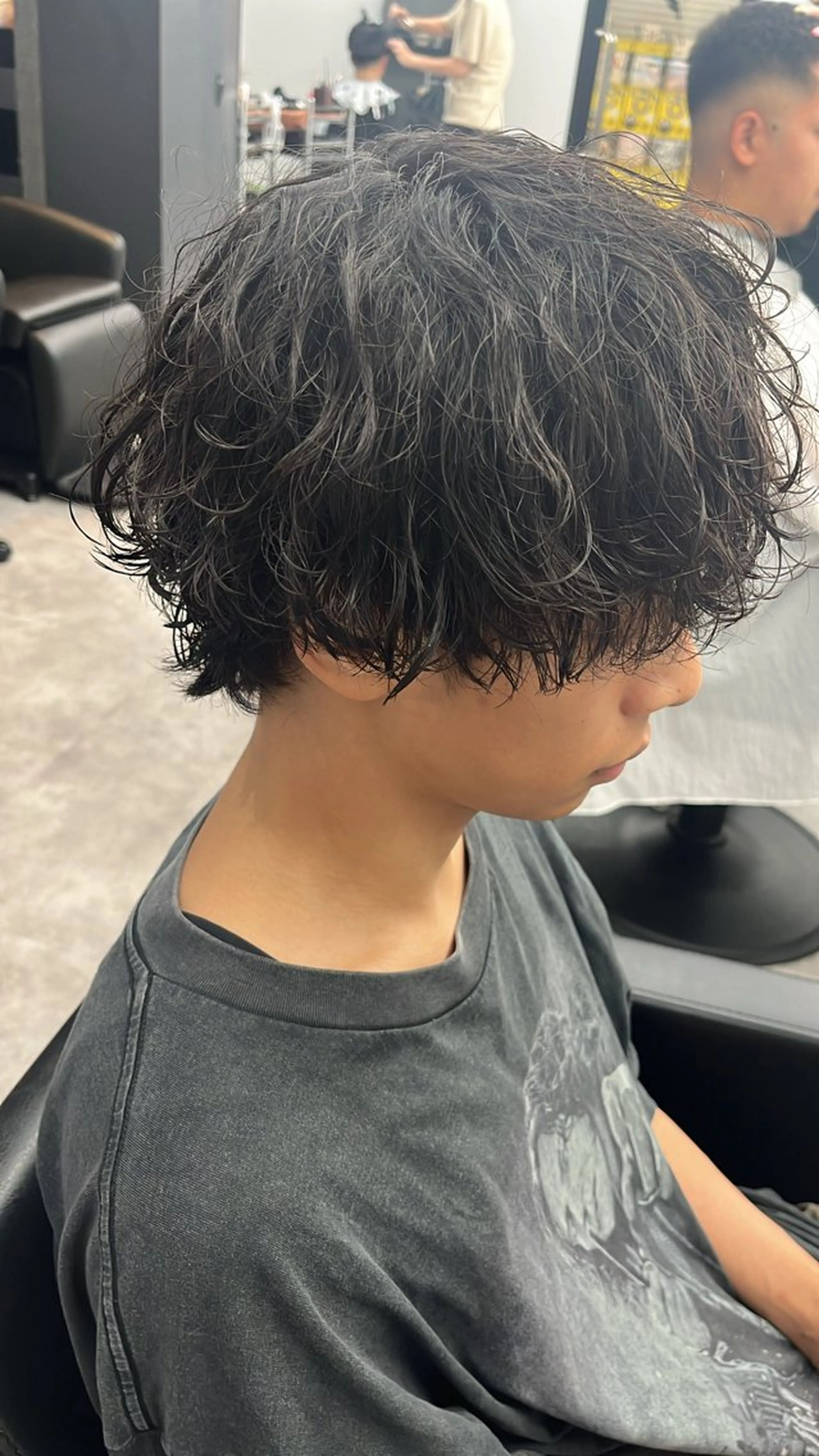 パーマ メンズ カット パーマ ヘアセット men's salon First天王寺店所属・First天王寺店 西郡   涼のヘアスタイル