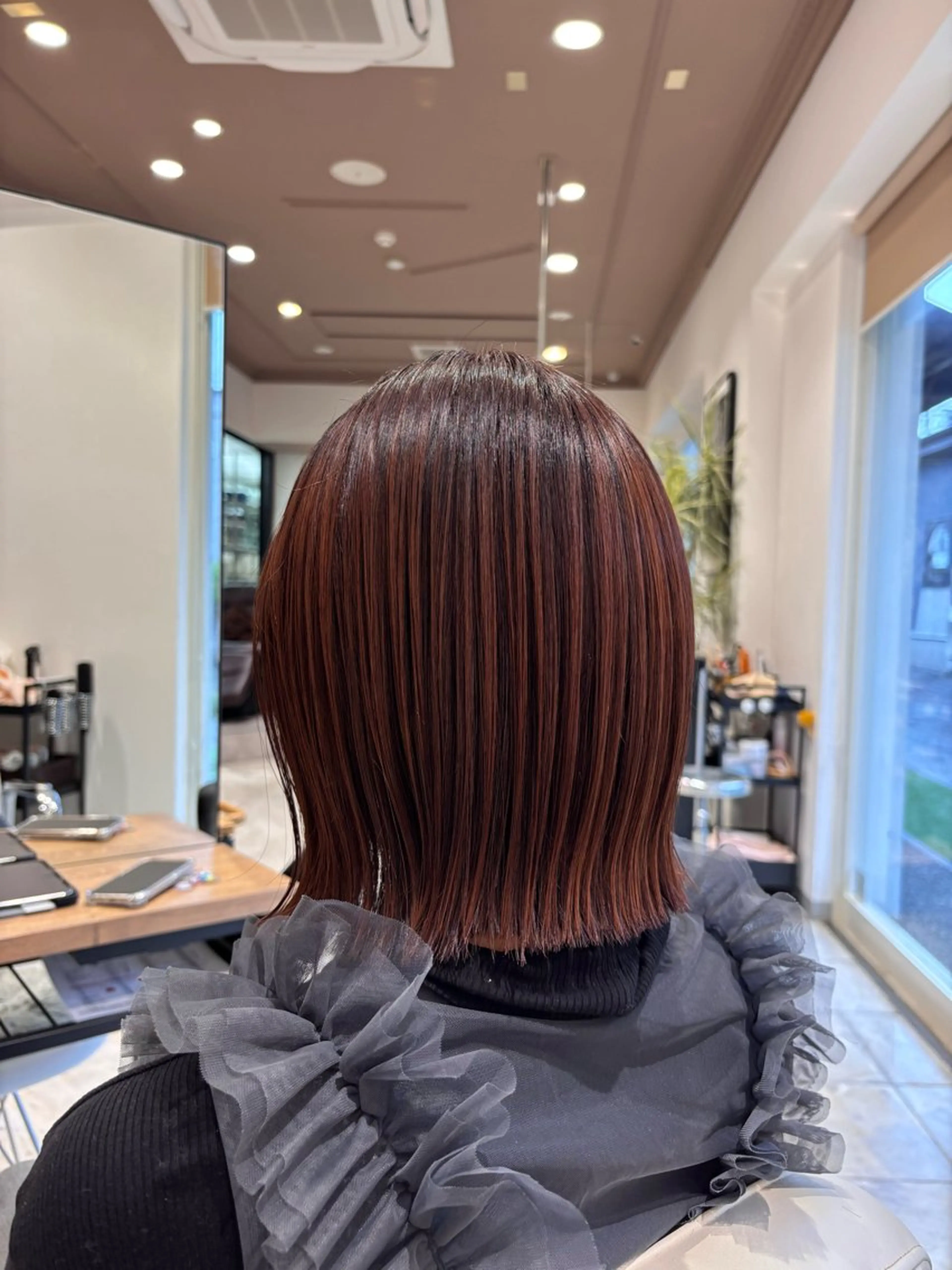 ミディアム カラー レシェル桑名店所属・レシェル桑名店 RINAのヘアスタイル