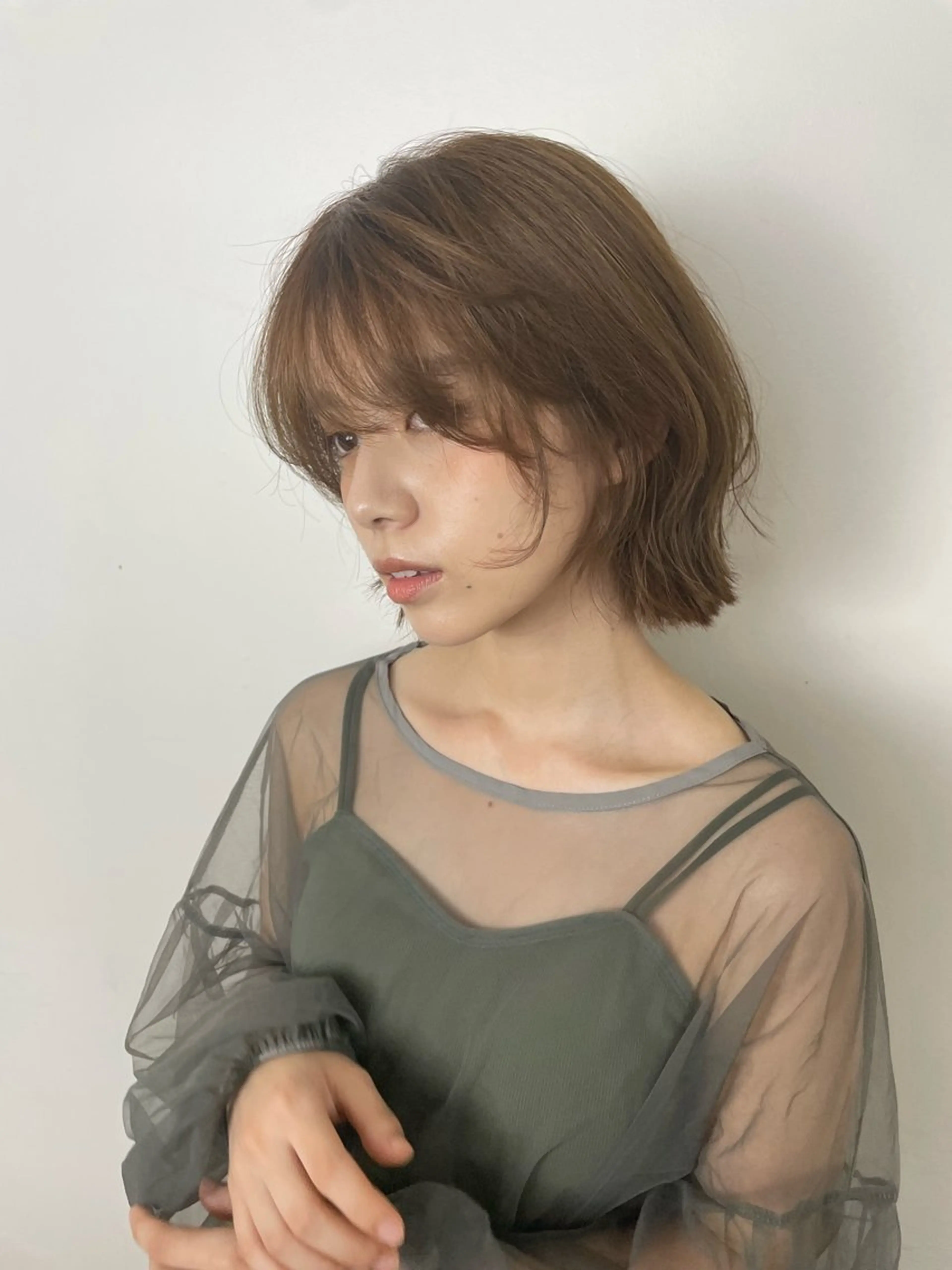 ミディアム カット ヘッドスパ Sana 🦢のヘアスタイル