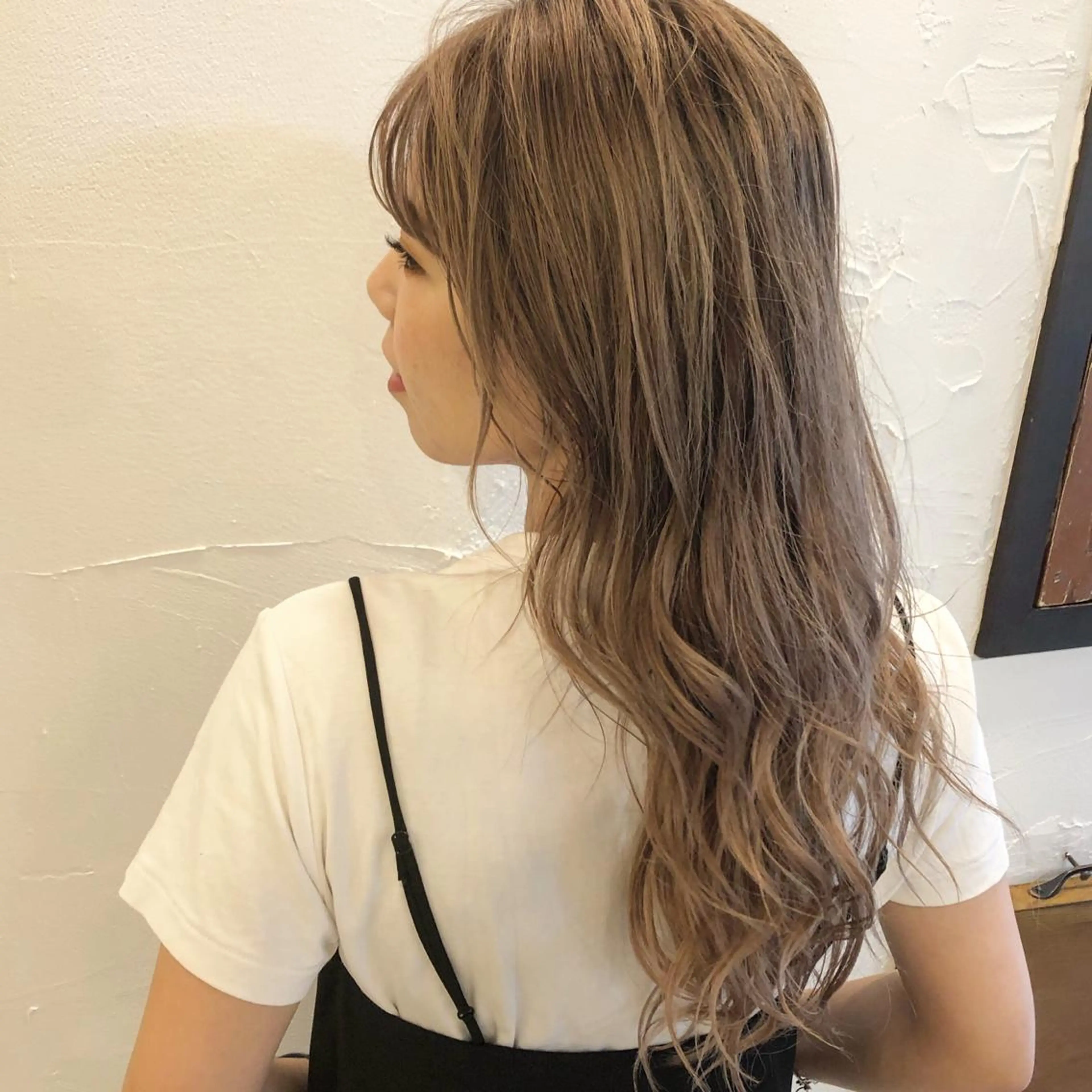 ロング カラー ヘアアレンジ ブラウンカラー シルバー 髪の悩みを解決！ 那須達敦のヘアスタイル