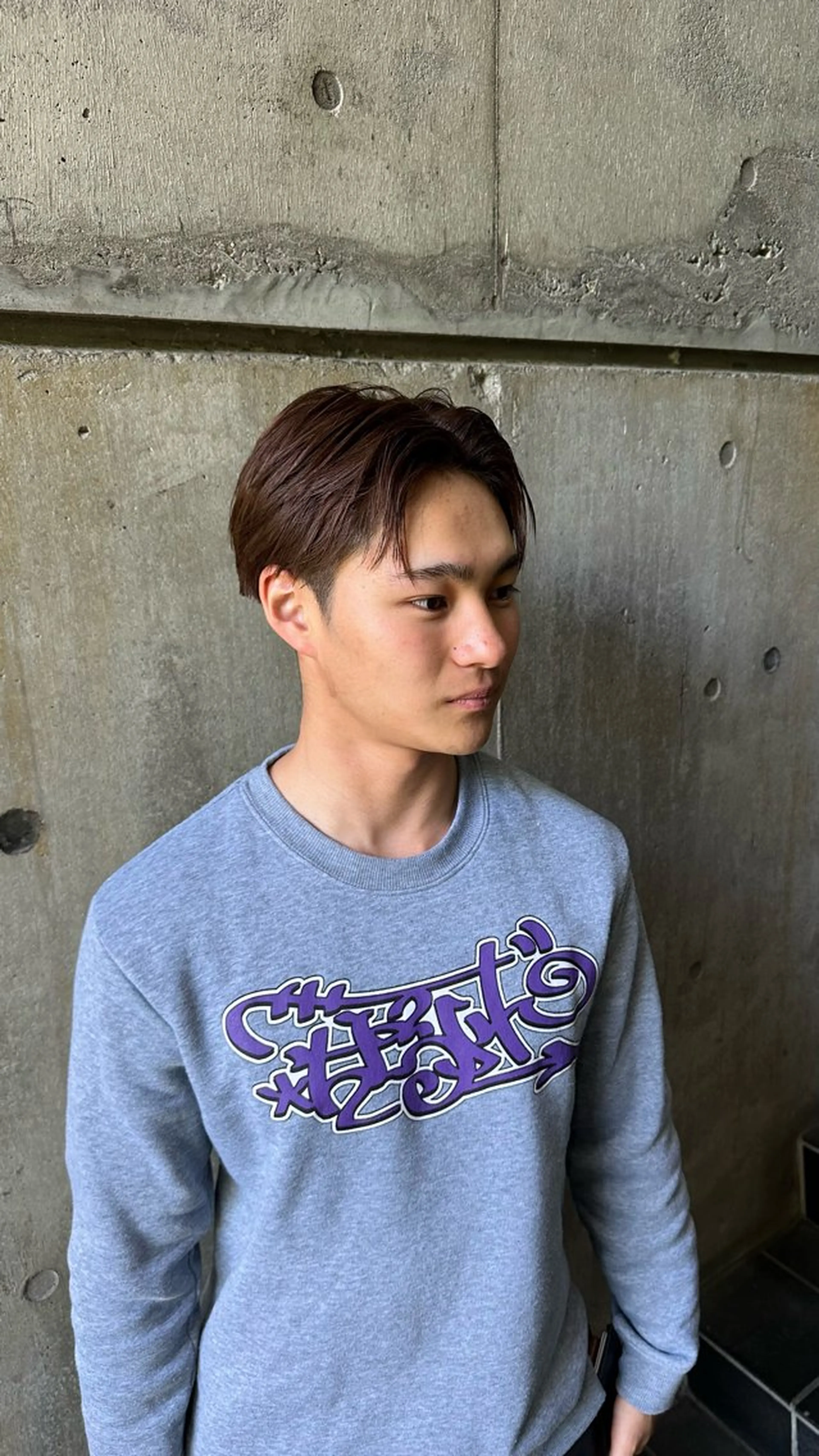 カラー メンズ 五十嵐 圭音のヘアスタイル