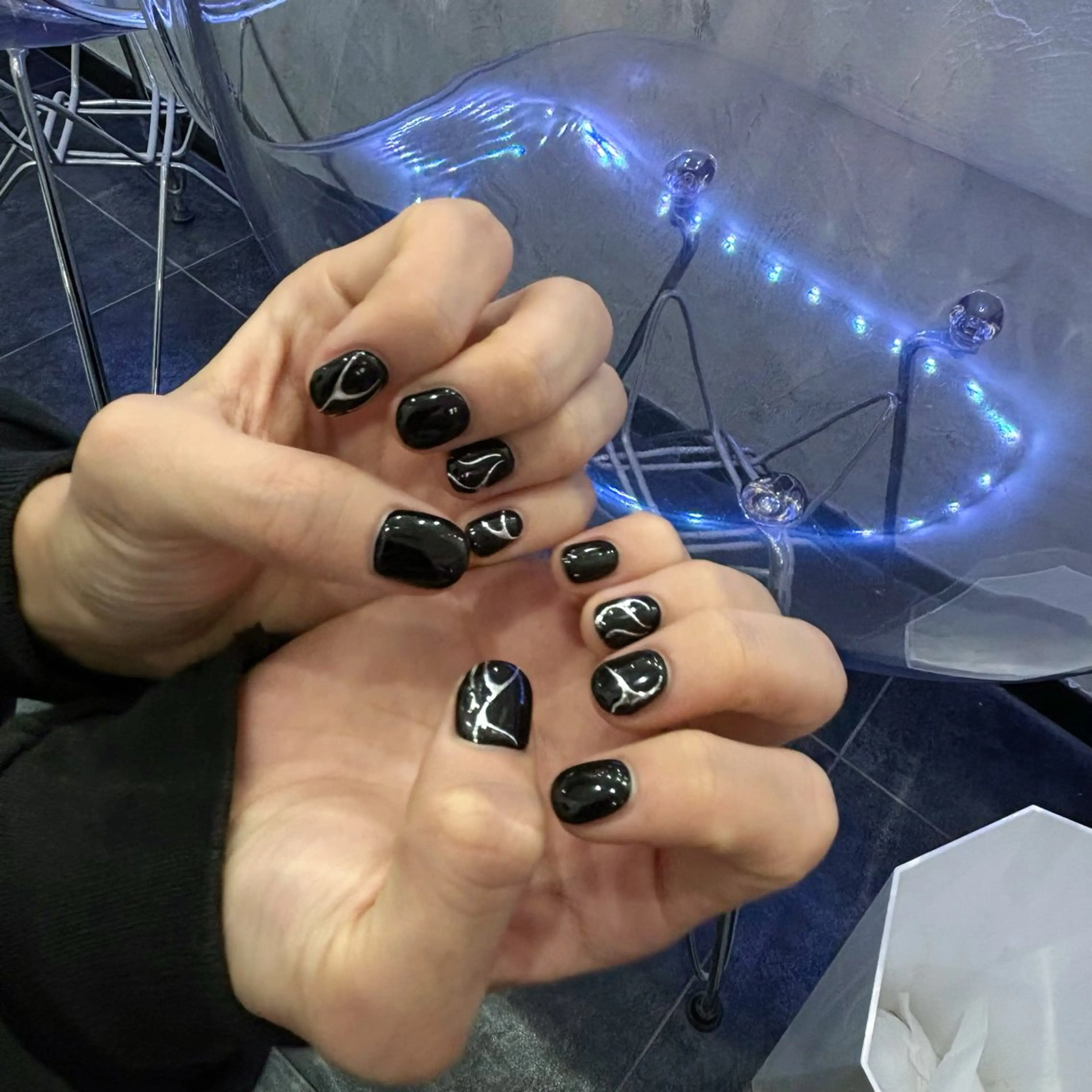 ネイル ハンドネイル 🩶韓国/ワンホン myu🩶のネイルデザイン