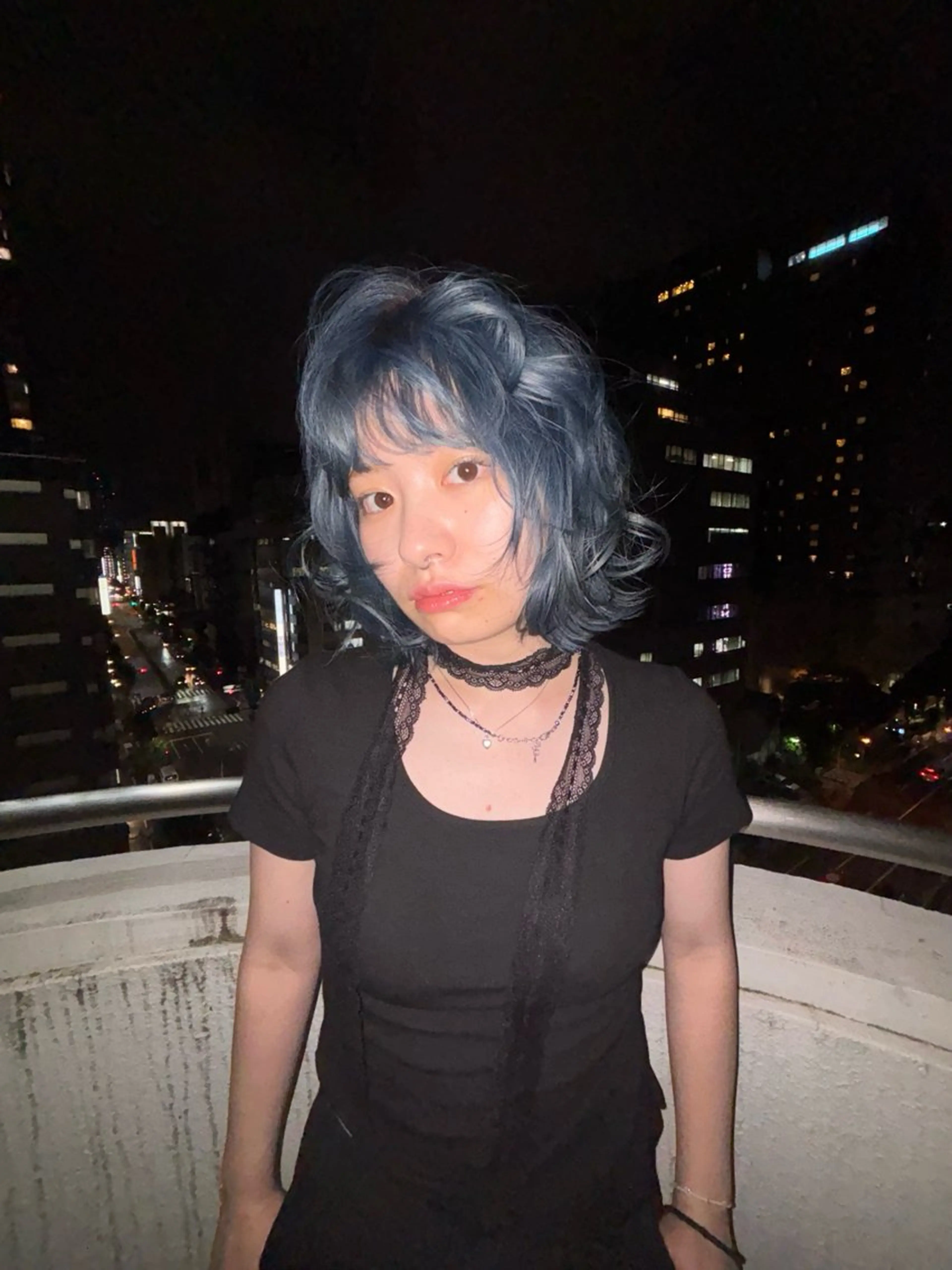 ショート カラー ヘアカラー ハマモト ユナのヘアスタイル
