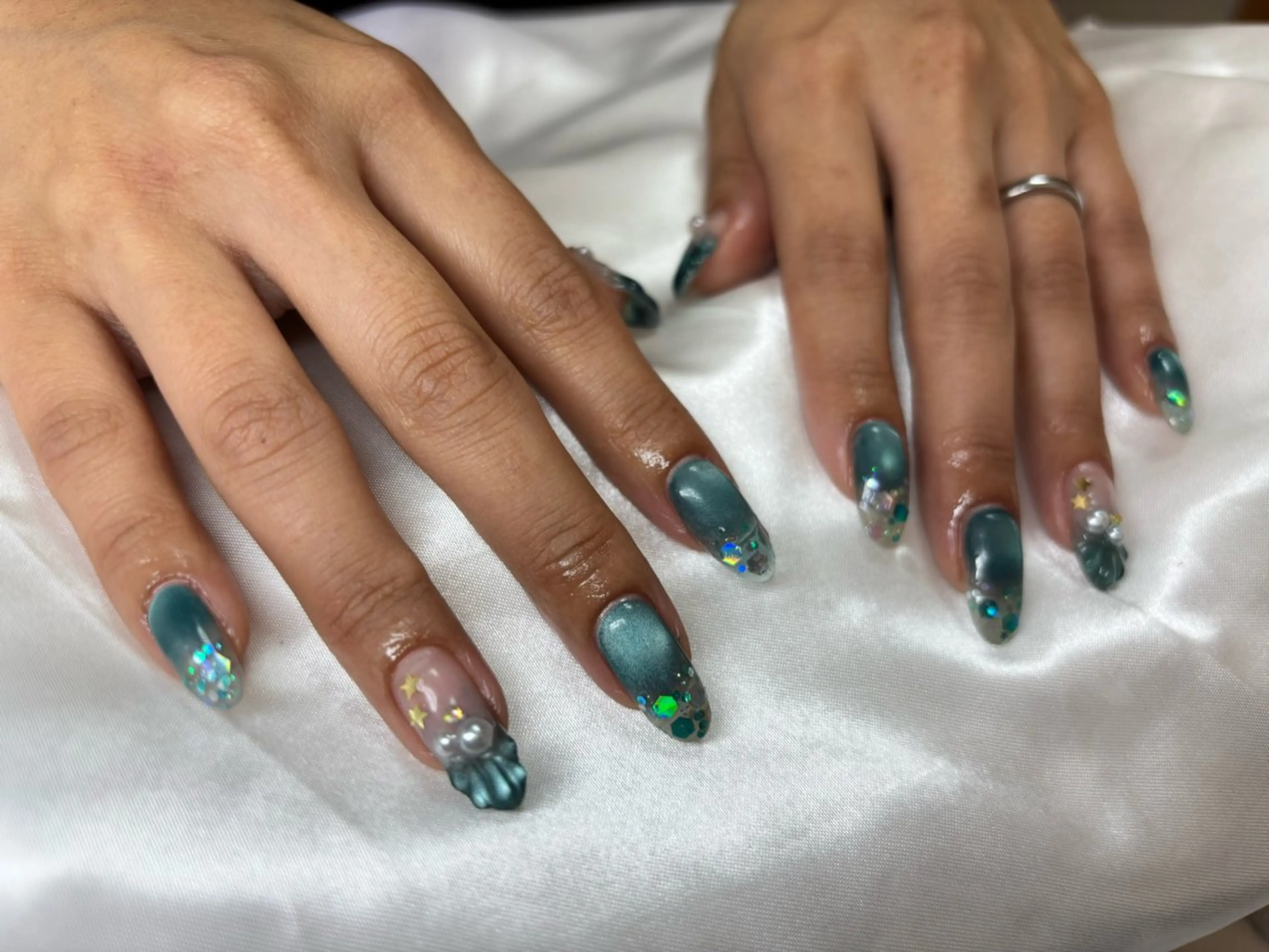 【ハンドモデル💅】 Art/パーツ乗せ放題💅🩷持ち込みOK👍の写真