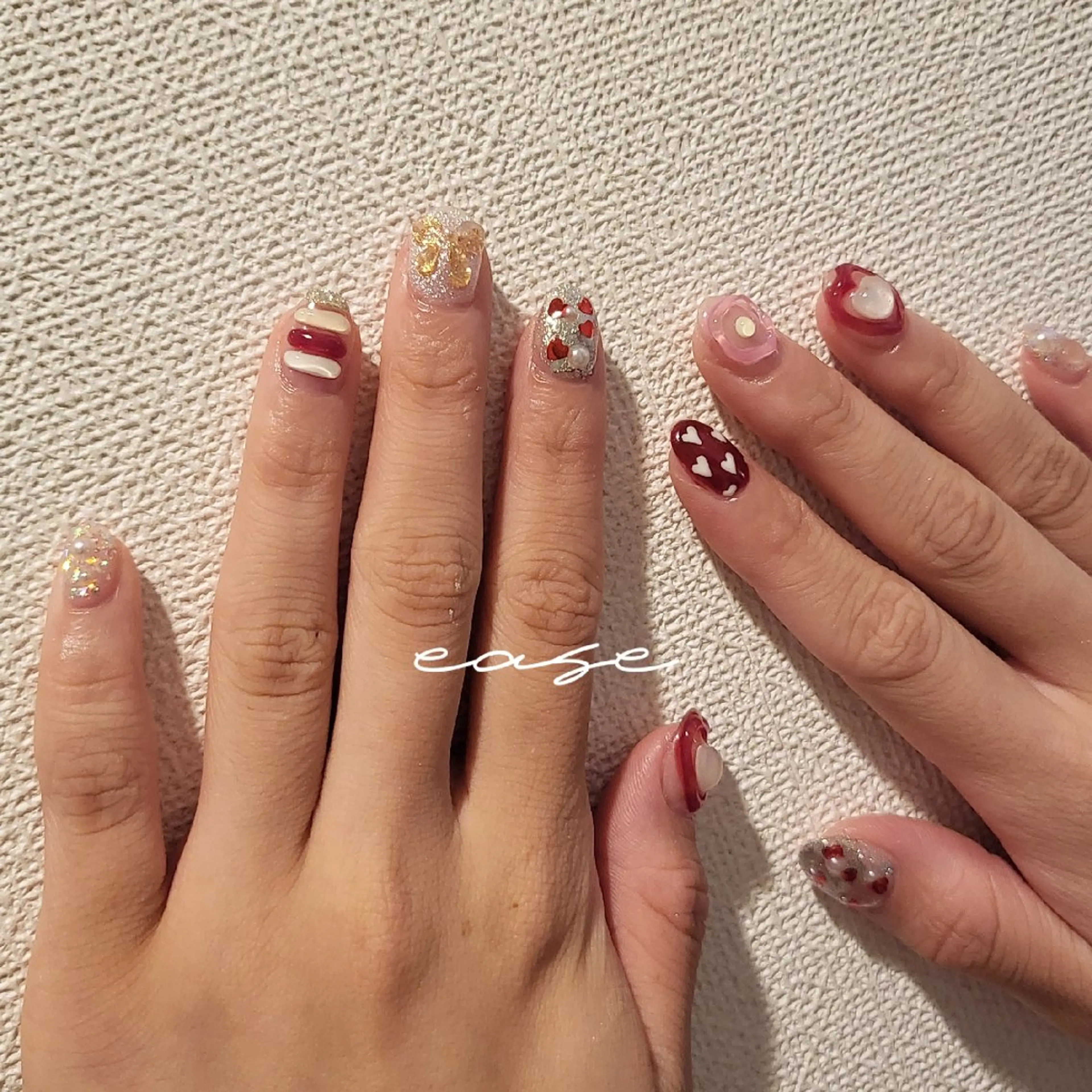 ネイル ハンドネイル フットネイル ハンドケア ease NAIL SALONのネイルデザイン