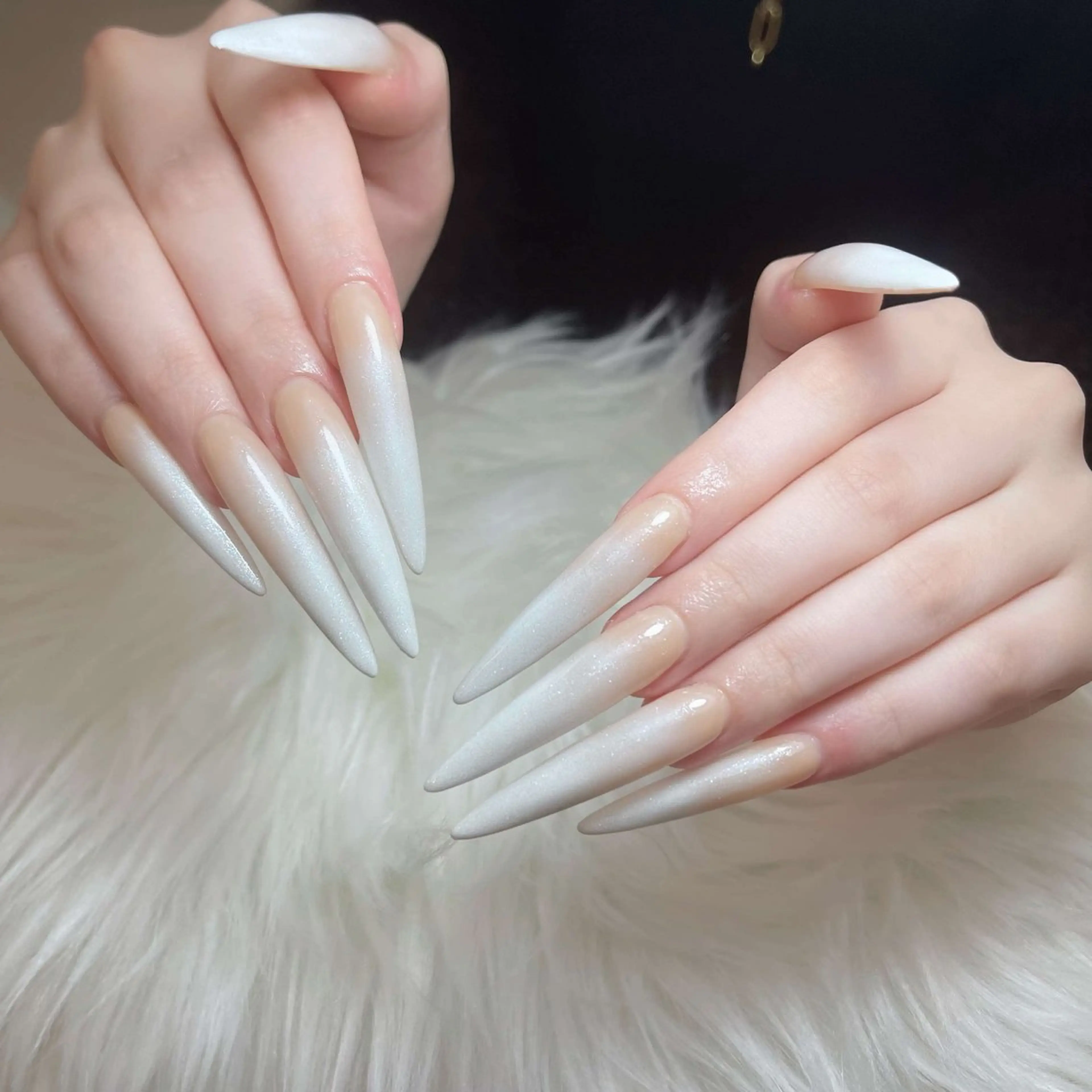 ネイル 長さ出し ロングネイル Chan nailsのネイルデザイン