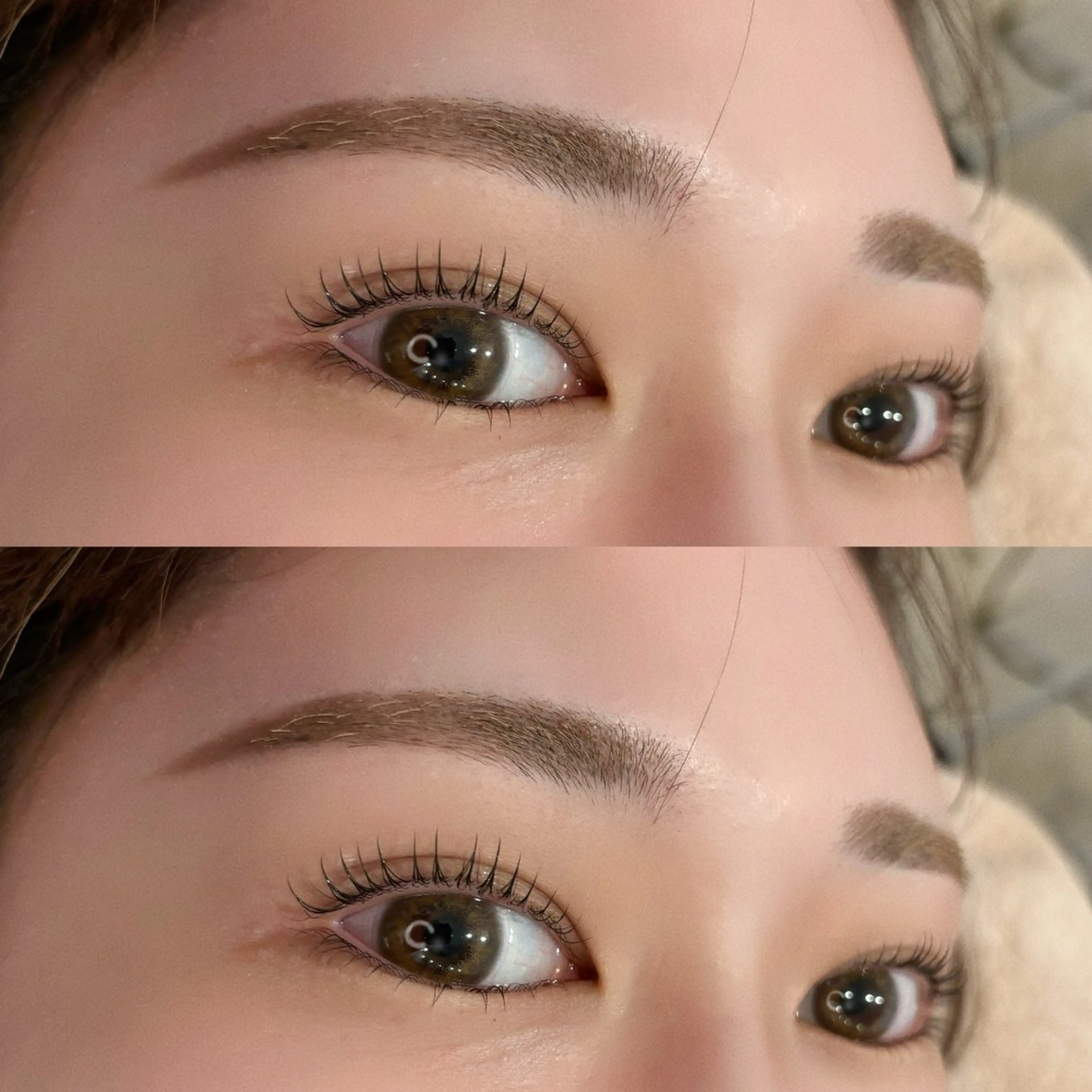 上下パーマ☆似合わせラッシュリフト＋下まつ毛パーマの写真
