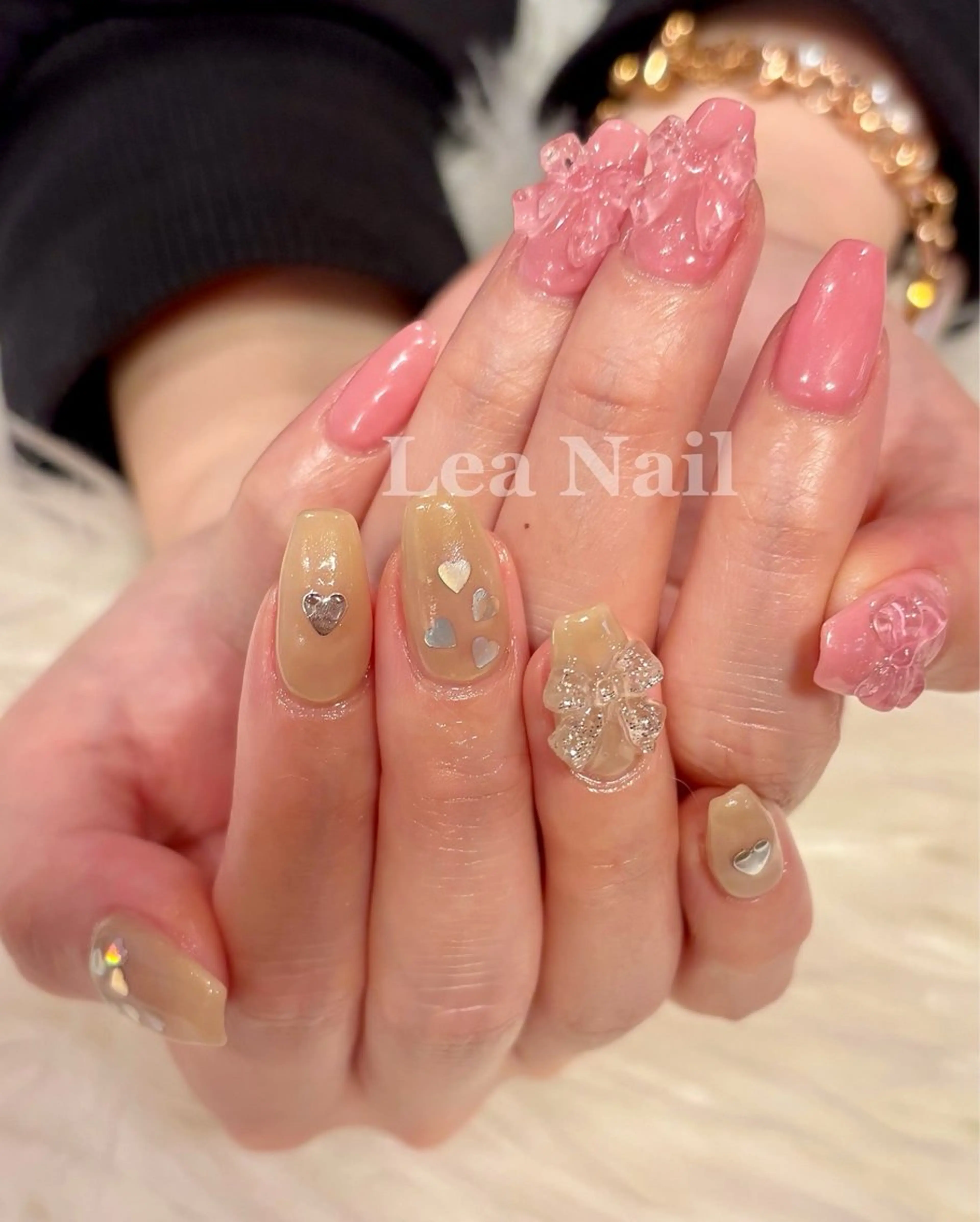 ネイル 持ち込み Lea Nailのネイルデザイン