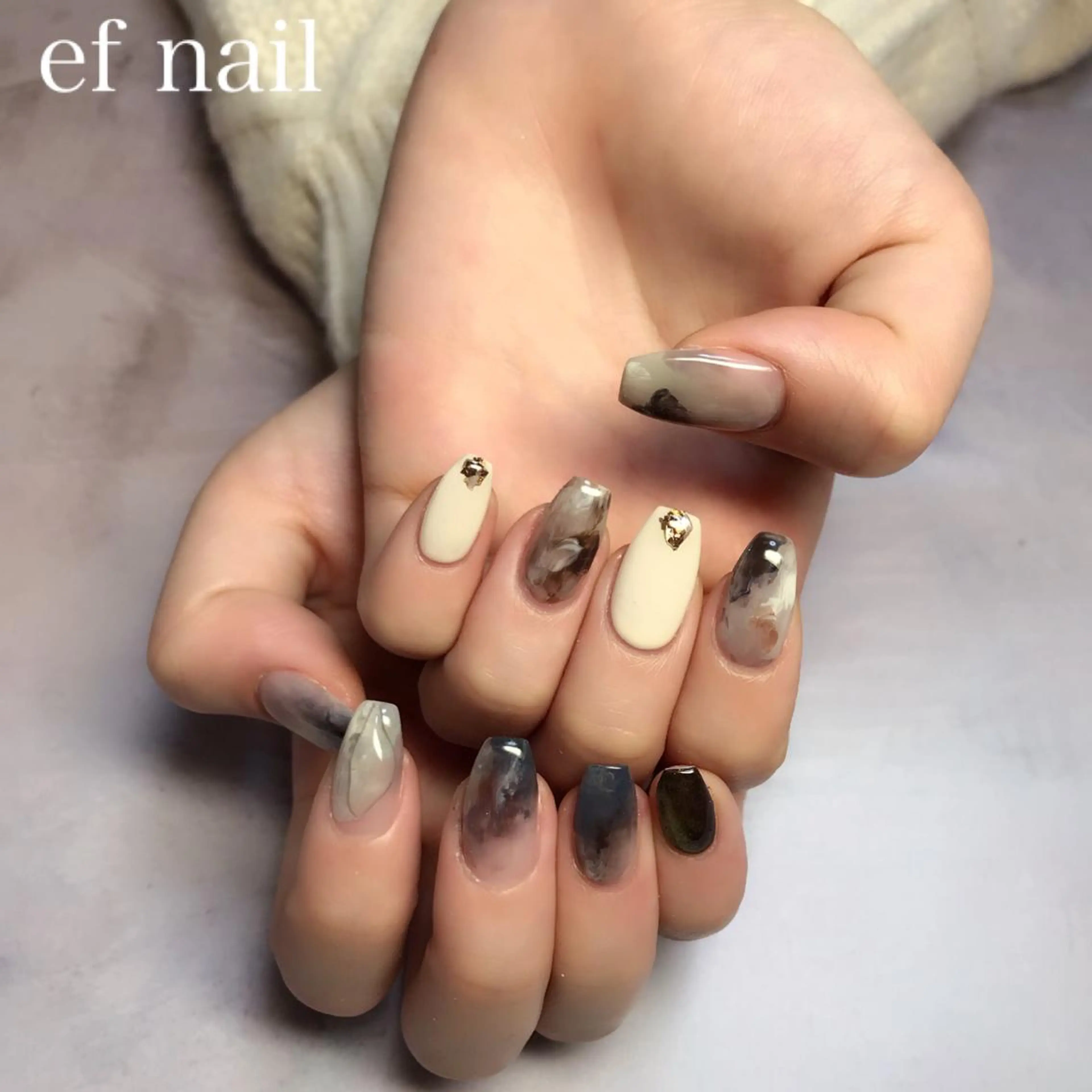 ネイル ハンドネイル ef nailのネイルデザイン