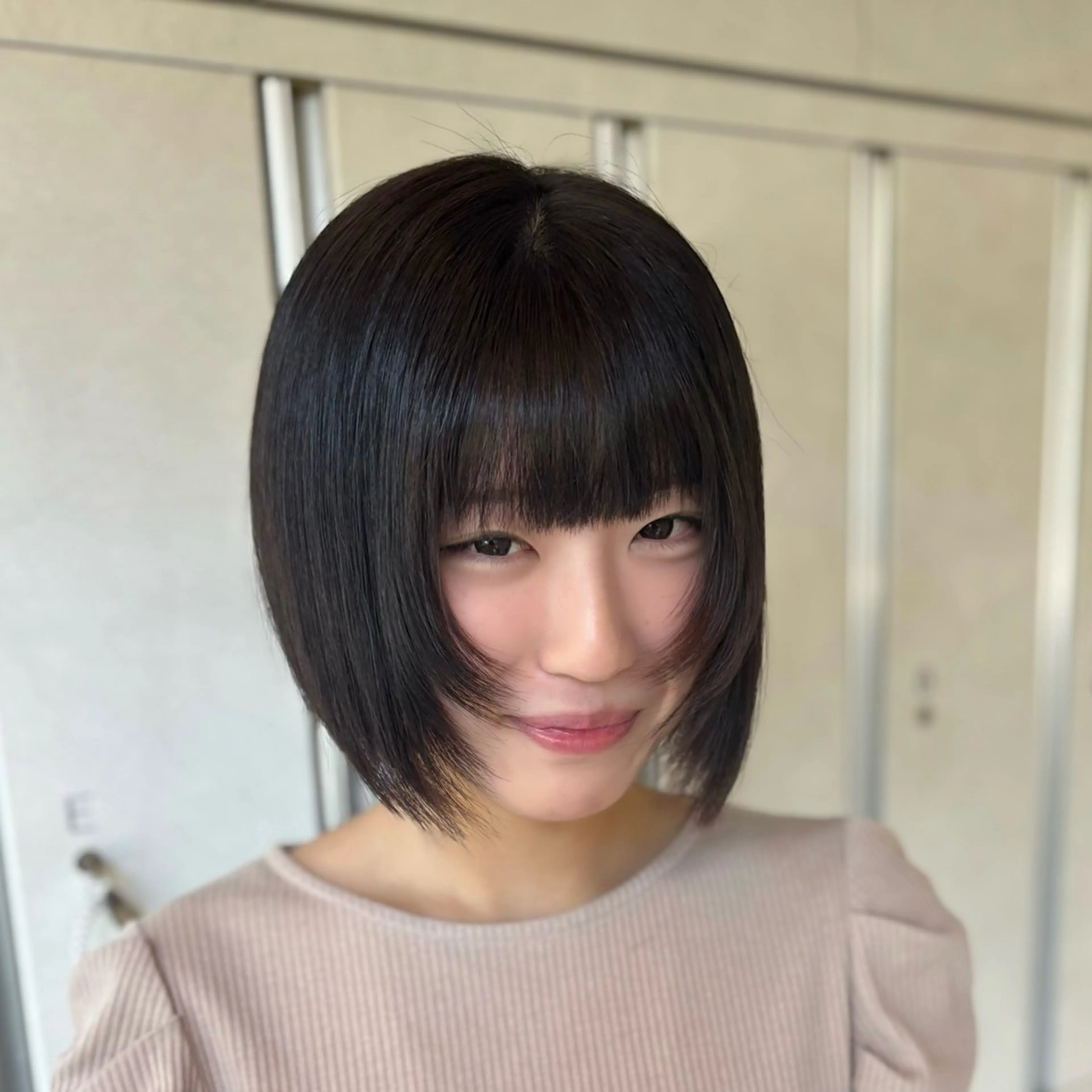 ショート レイヤーカット/ボブ /nene🍥⋆*のヘアスタイル