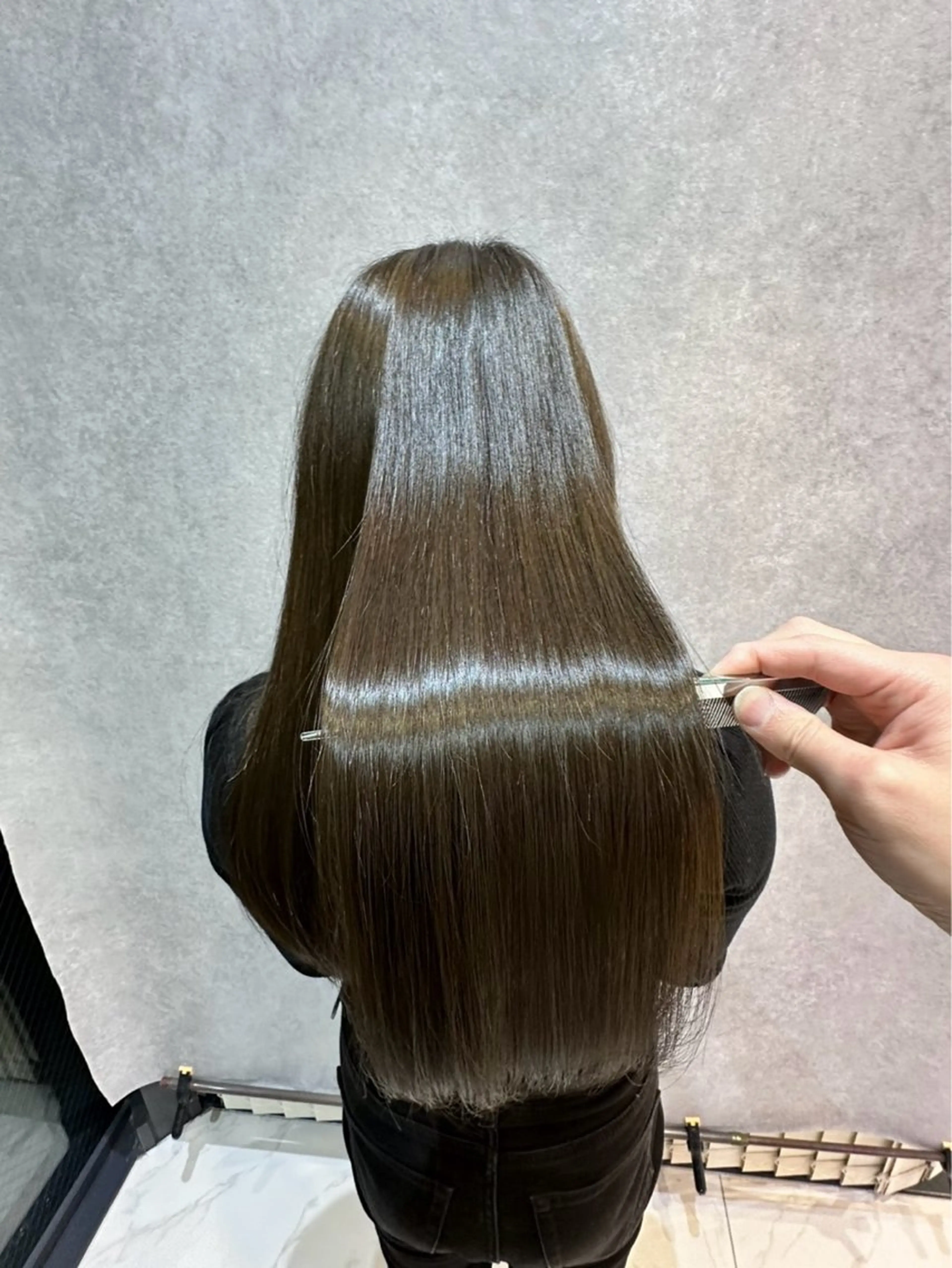 ロング 縮毛矯正 トリートメント 🍒メンズカット/ SAAYA🍒のヘアスタイル