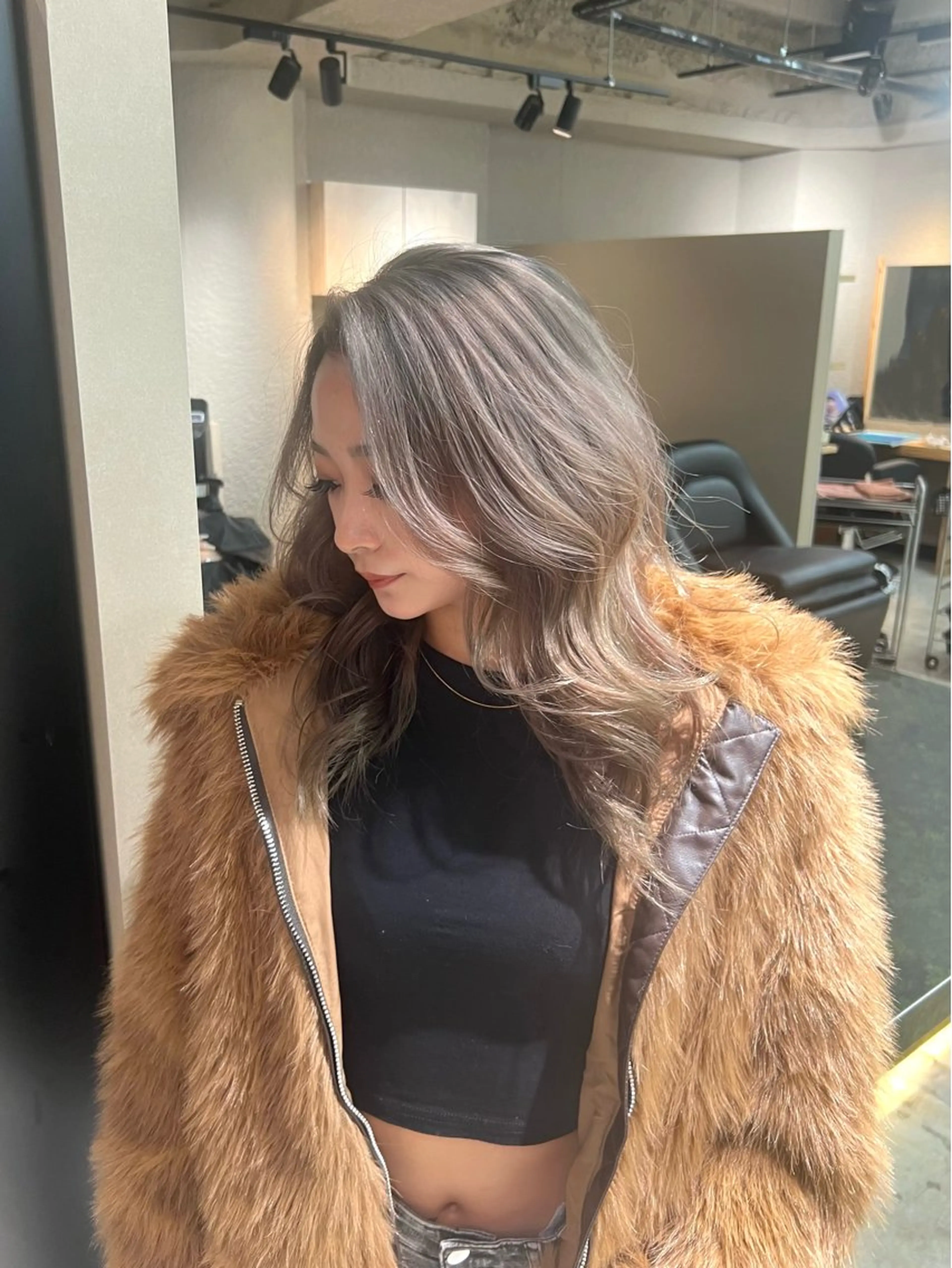 セミロング カラー カット ヘアカラー トリートメント 💖難波レイヤー カット💖ツバサのヘアスタイル