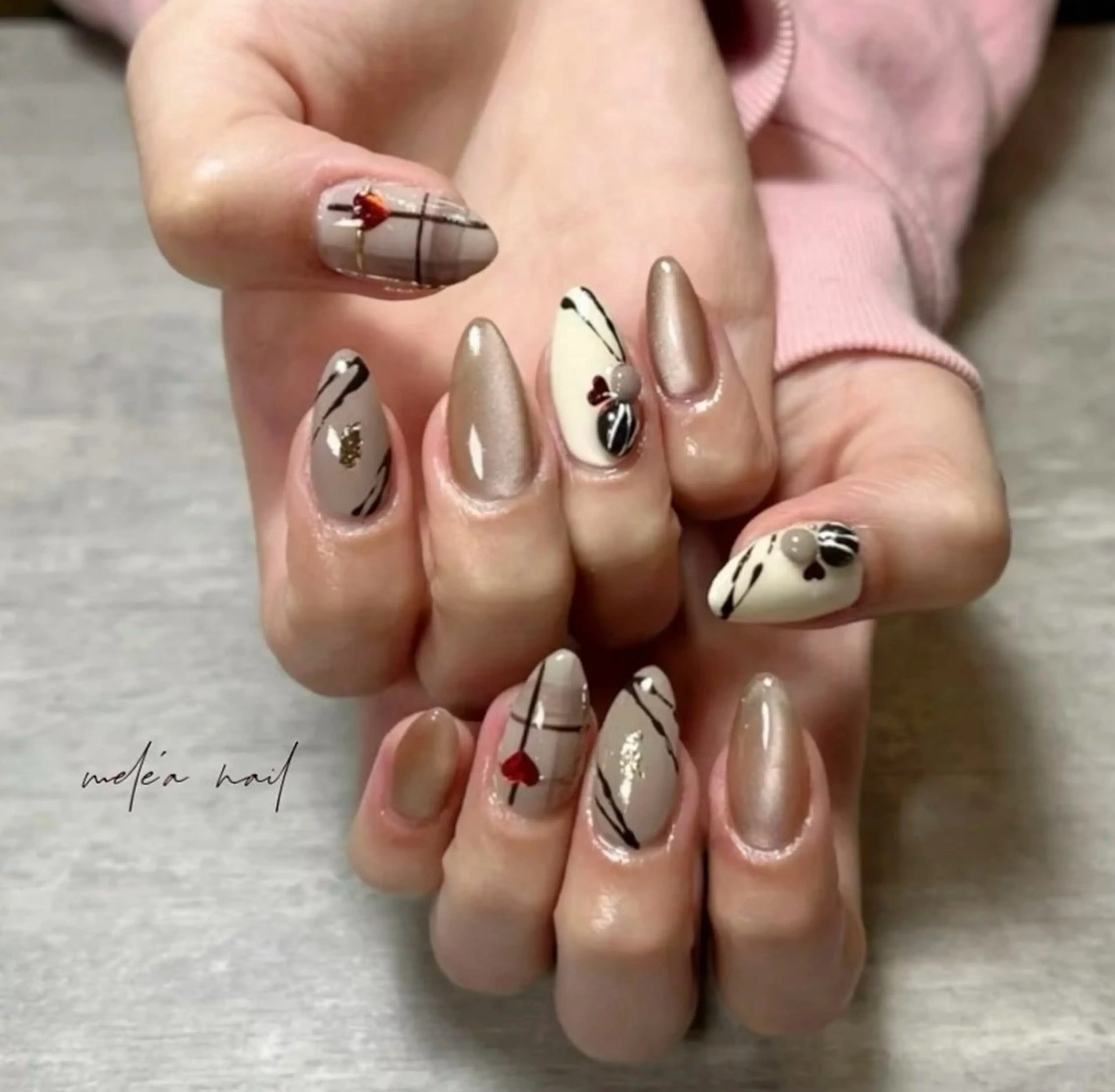 ネイル ハンドネイル miho meléanailのネイルデザイン