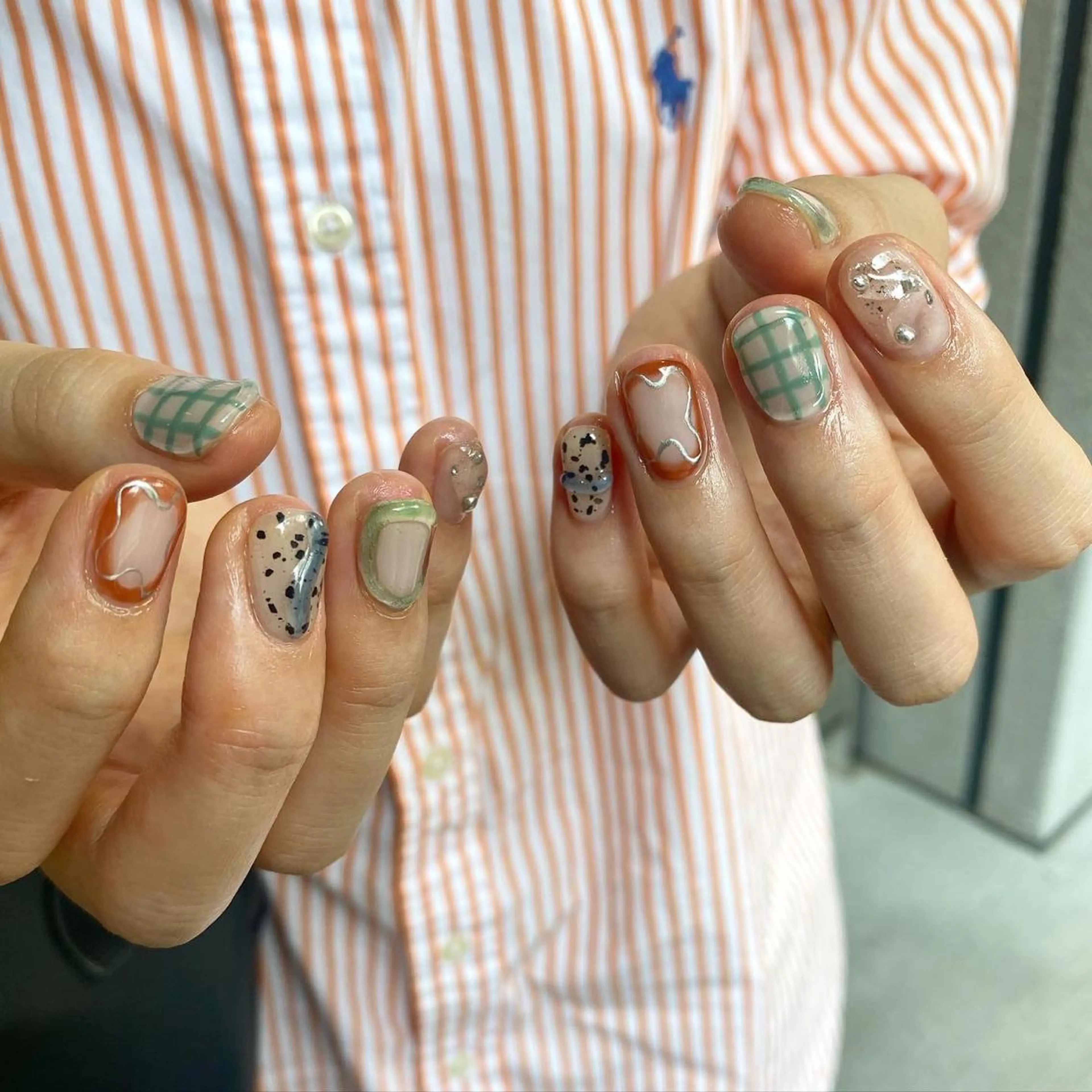 ネイル 持ち込み ハンドネイル nable.所属・望月 実莉のネイルデザイン