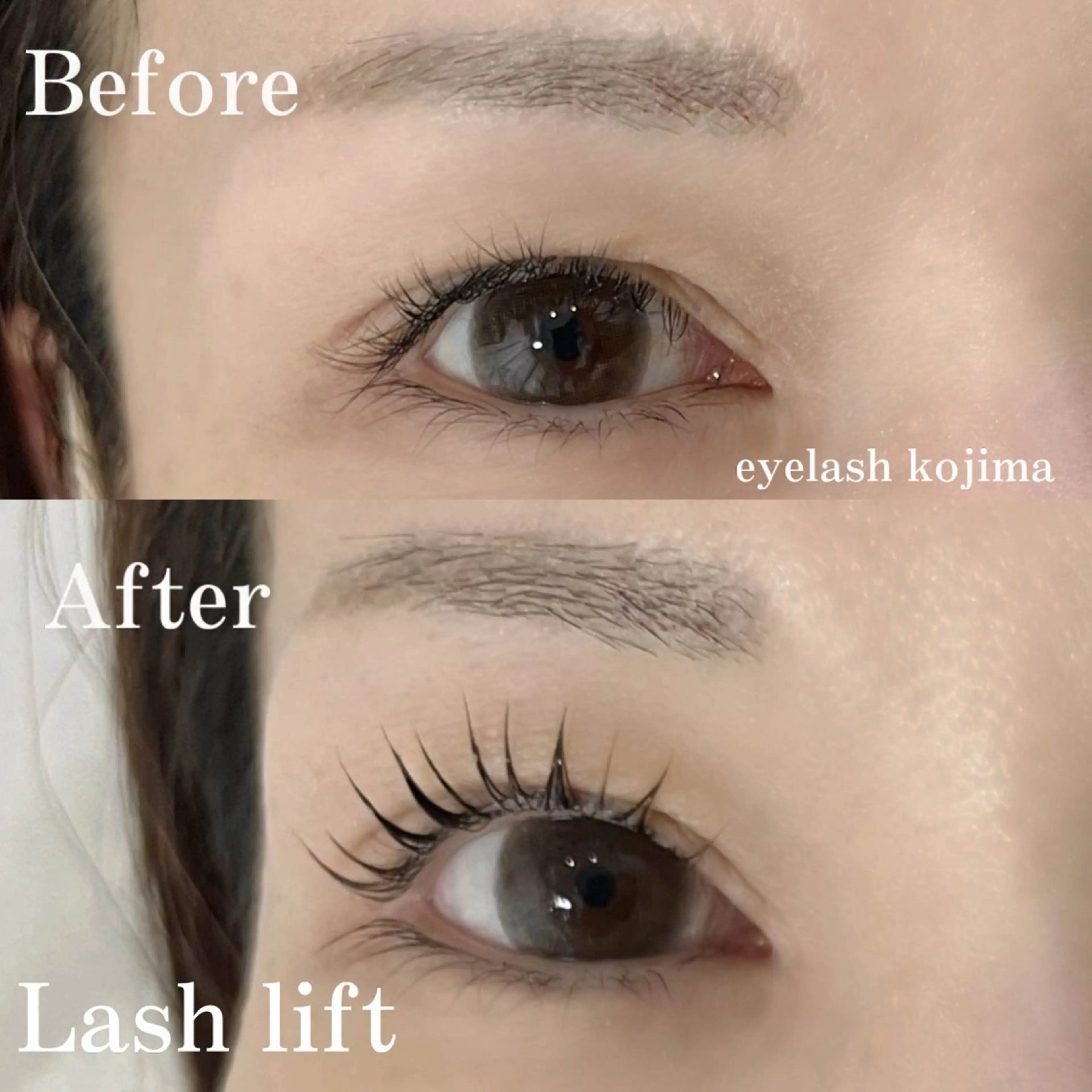 マツエク・マツパ ケラチンラッシュリフト パリジェンヌラッシュリフト 一重×まつ毛パーマ Trinity eyelashのマツエク・マツパデザイン