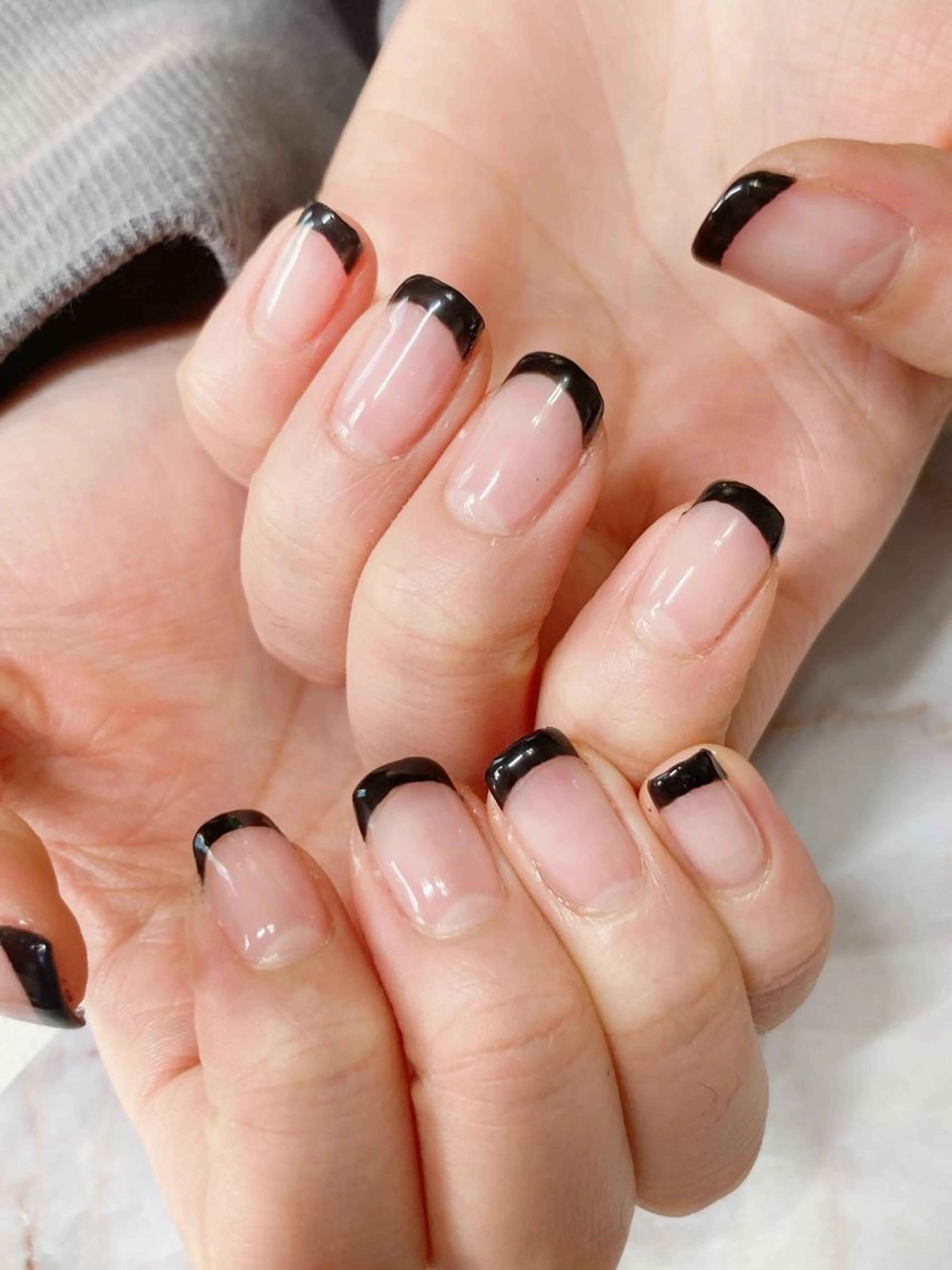 【hand】オフ込み＊フレンチネイル＋ネイルケアの写真