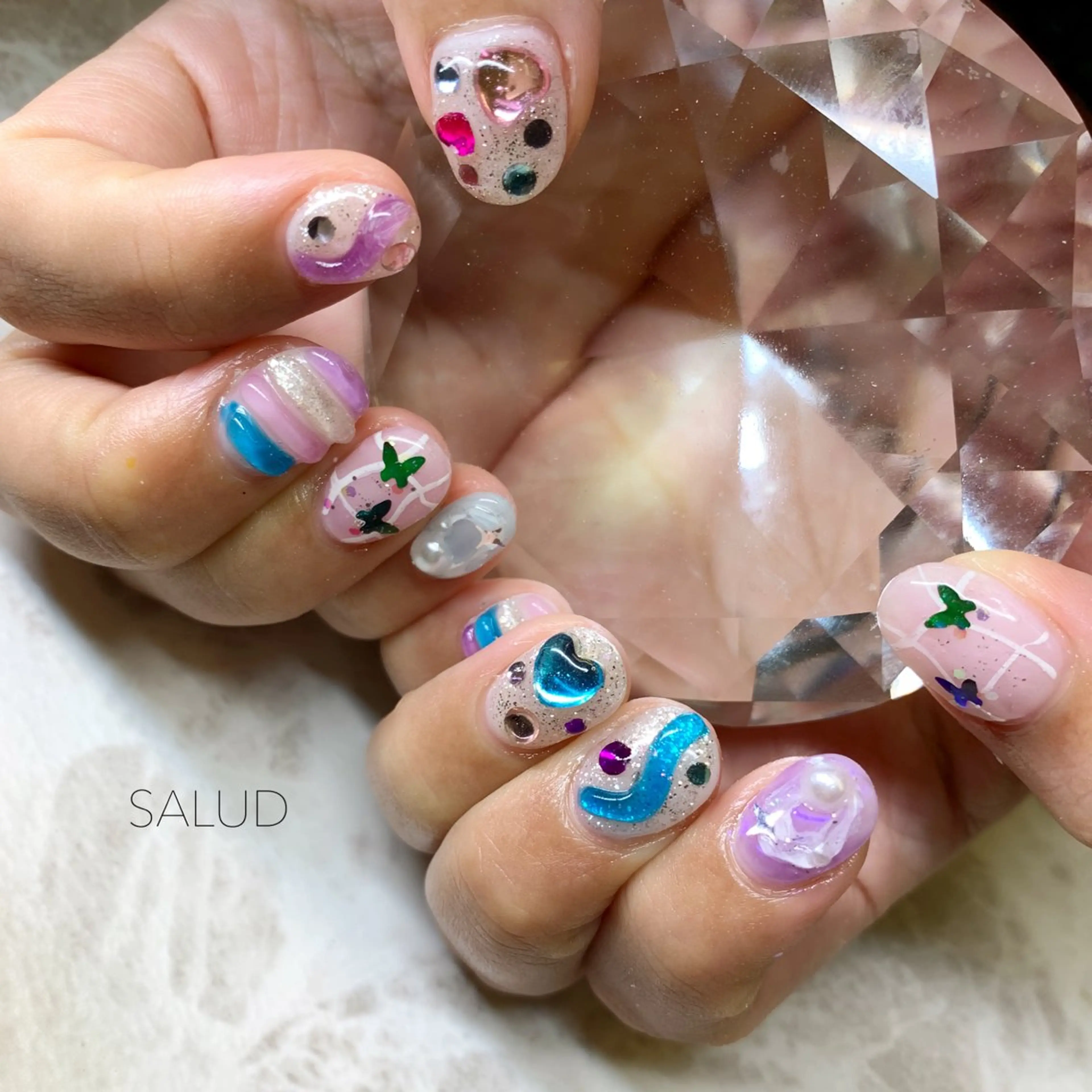 ネイル ハンドネイル Nail Salon SALUDのネイルデザイン