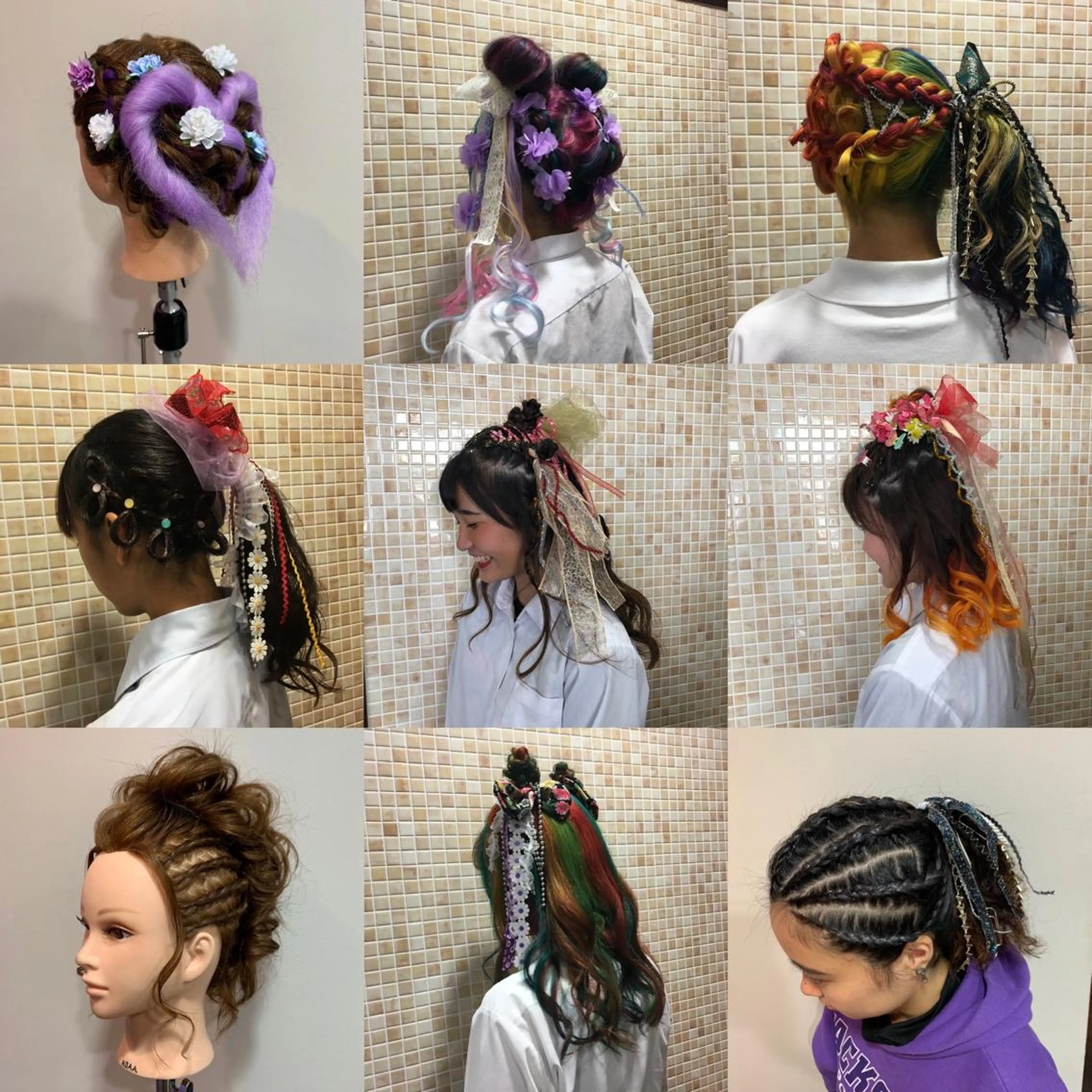 ヘアアレンジ インナーカラー🧸 suzunaのヘアスタイル