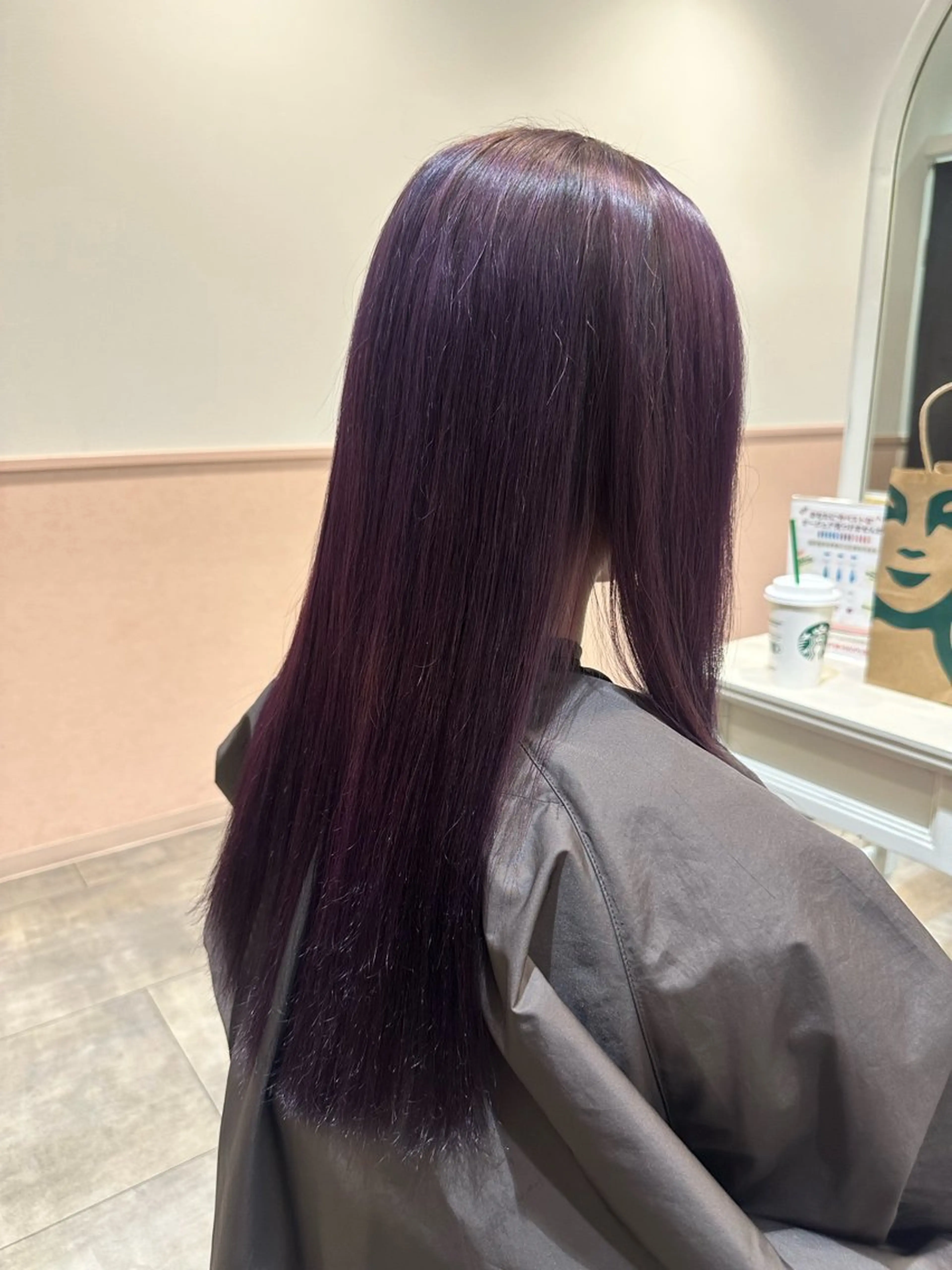 カラー La Bless所属・La Bless 難波 Manakaのヘアスタイル