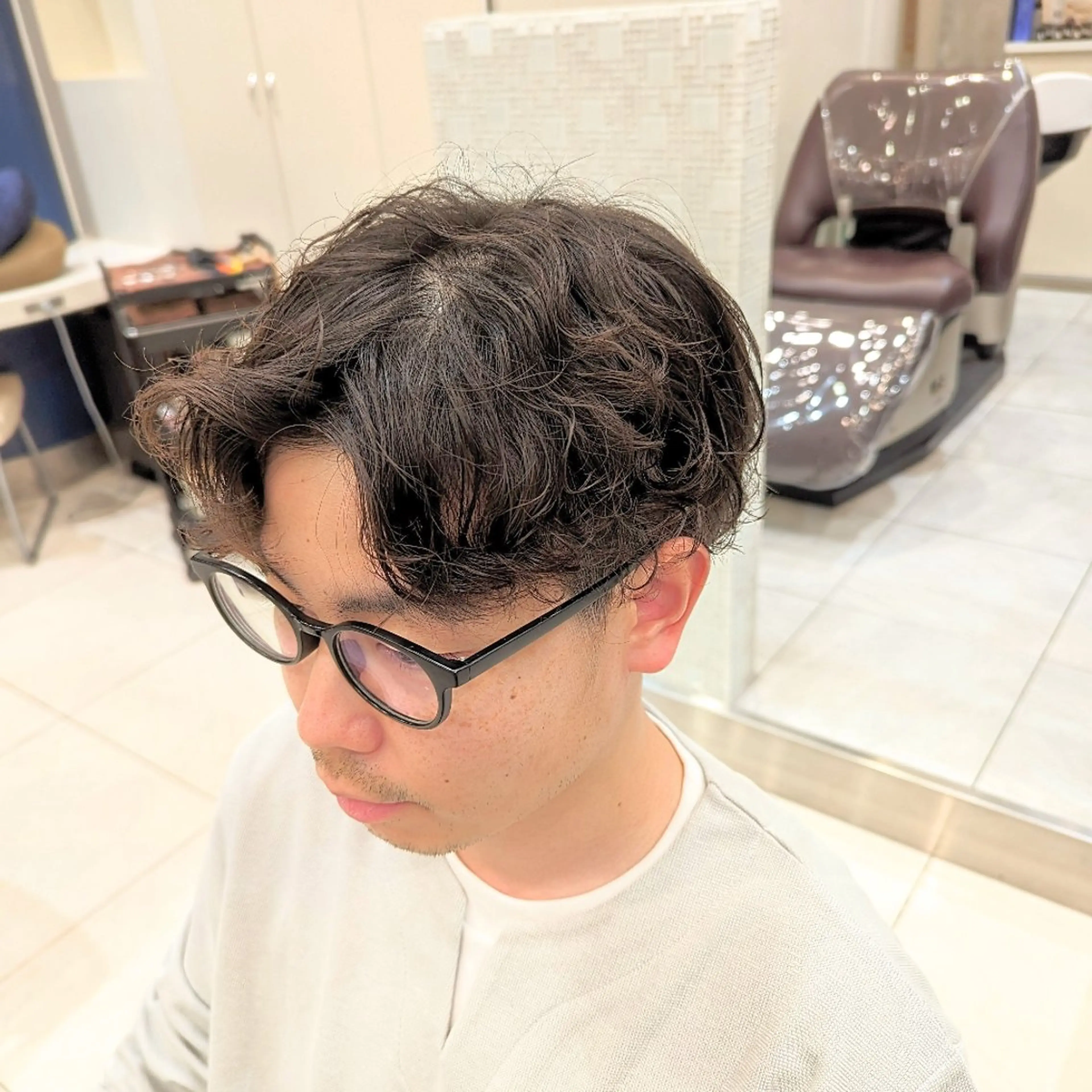 ショート パーマ 骨格補正パーマ◎ 上村保幸のヘアスタイル
