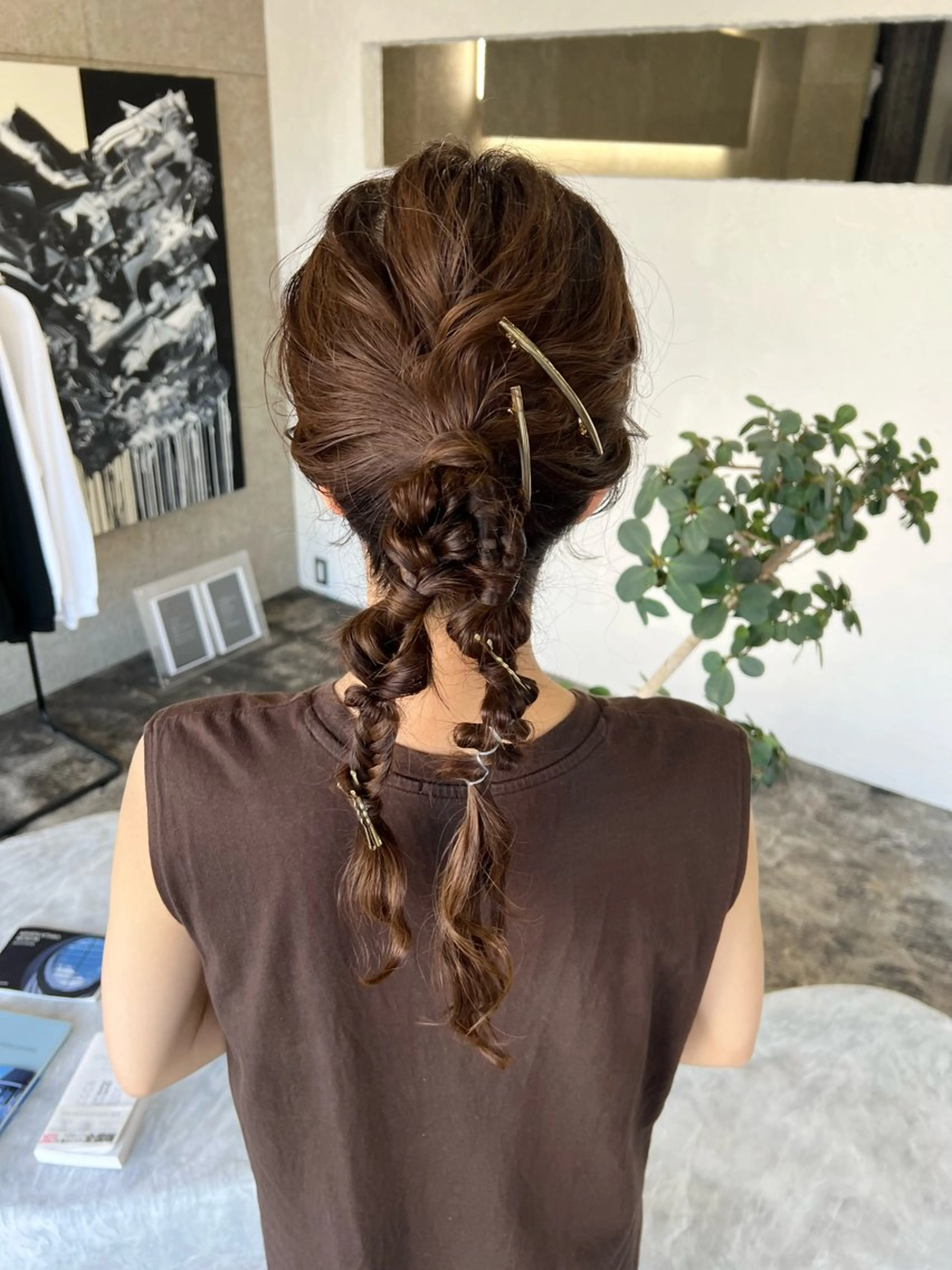 ヘアアレンジ nishibu ayukaのヘアスタイル