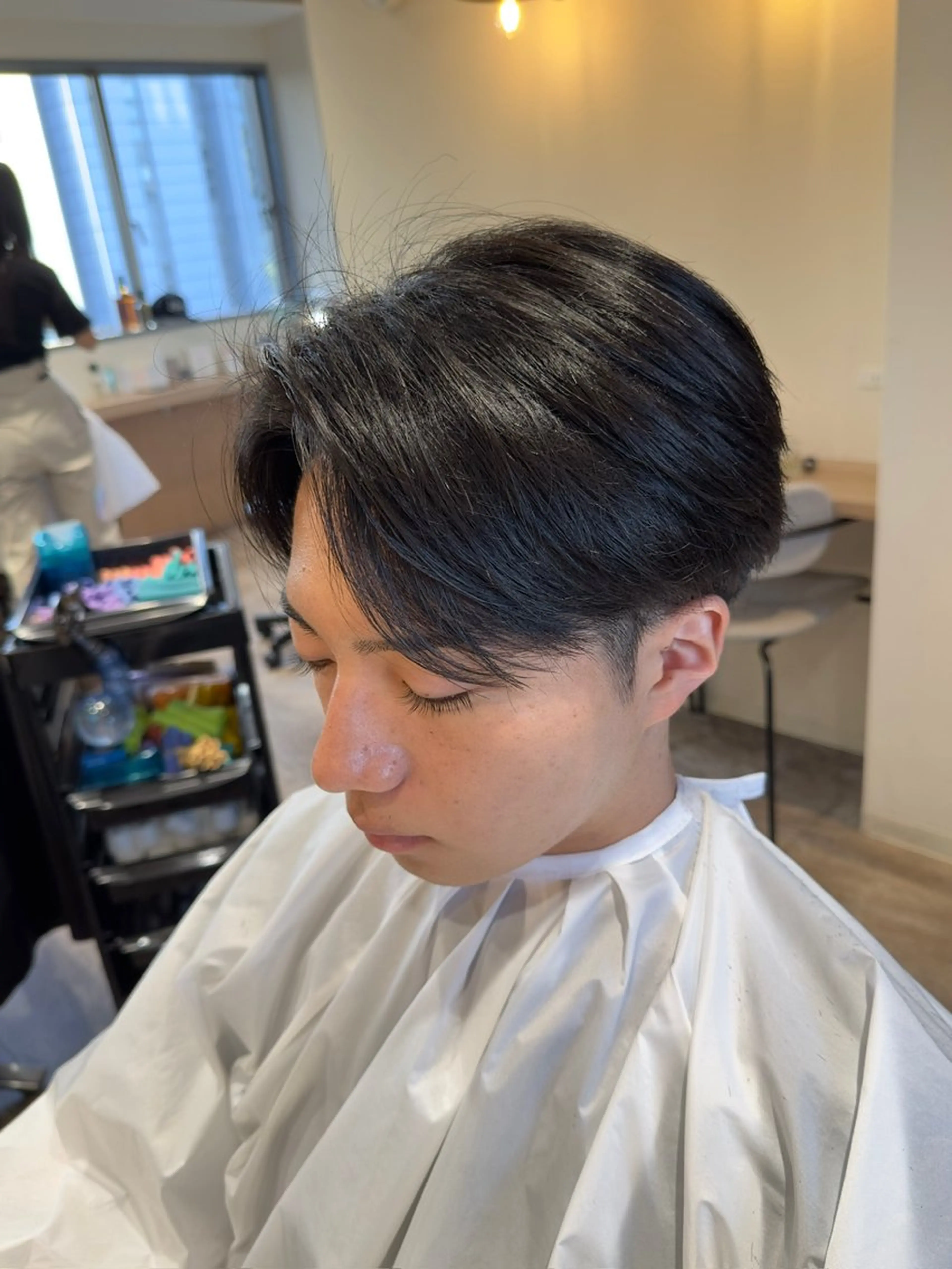 メンズ カット 【メンズパーマ】比嘉 啓人のヘアスタイル