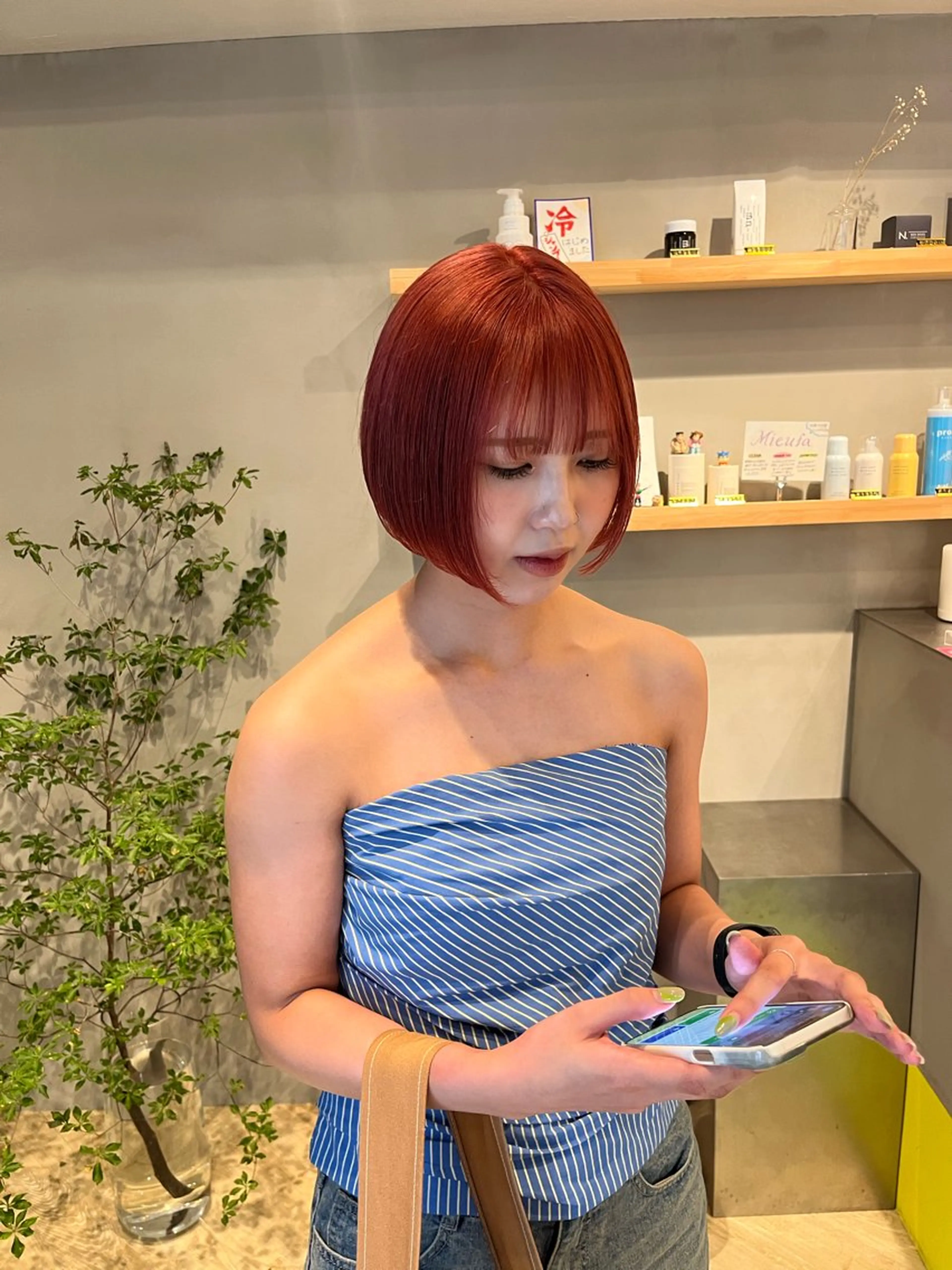 ショート ヘアカラー パーマ/ボブ 似合わせヘア/ショウのヘアスタイル