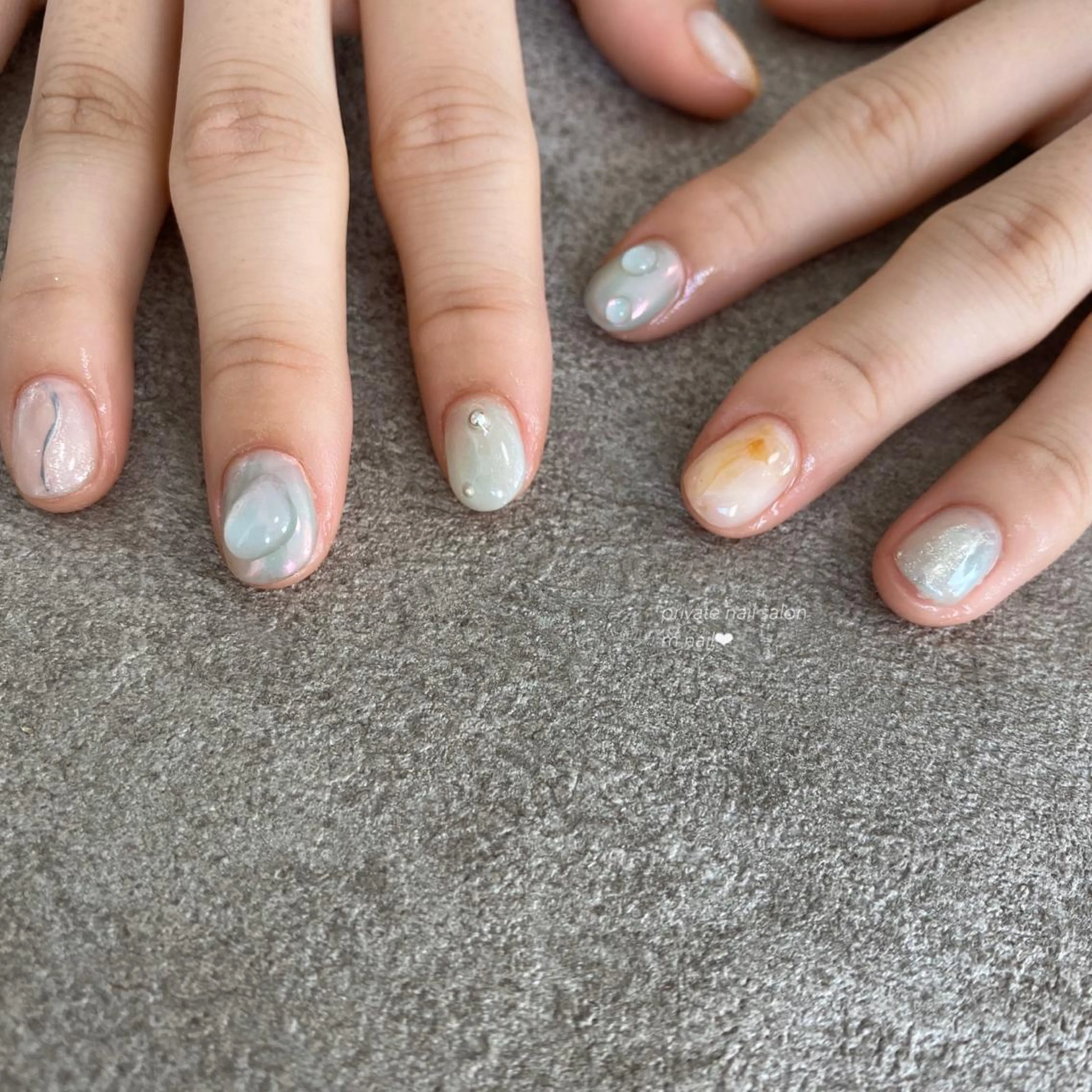 ネイル 春ネイル ハンドネイル 小河原 舞のネイルデザイン