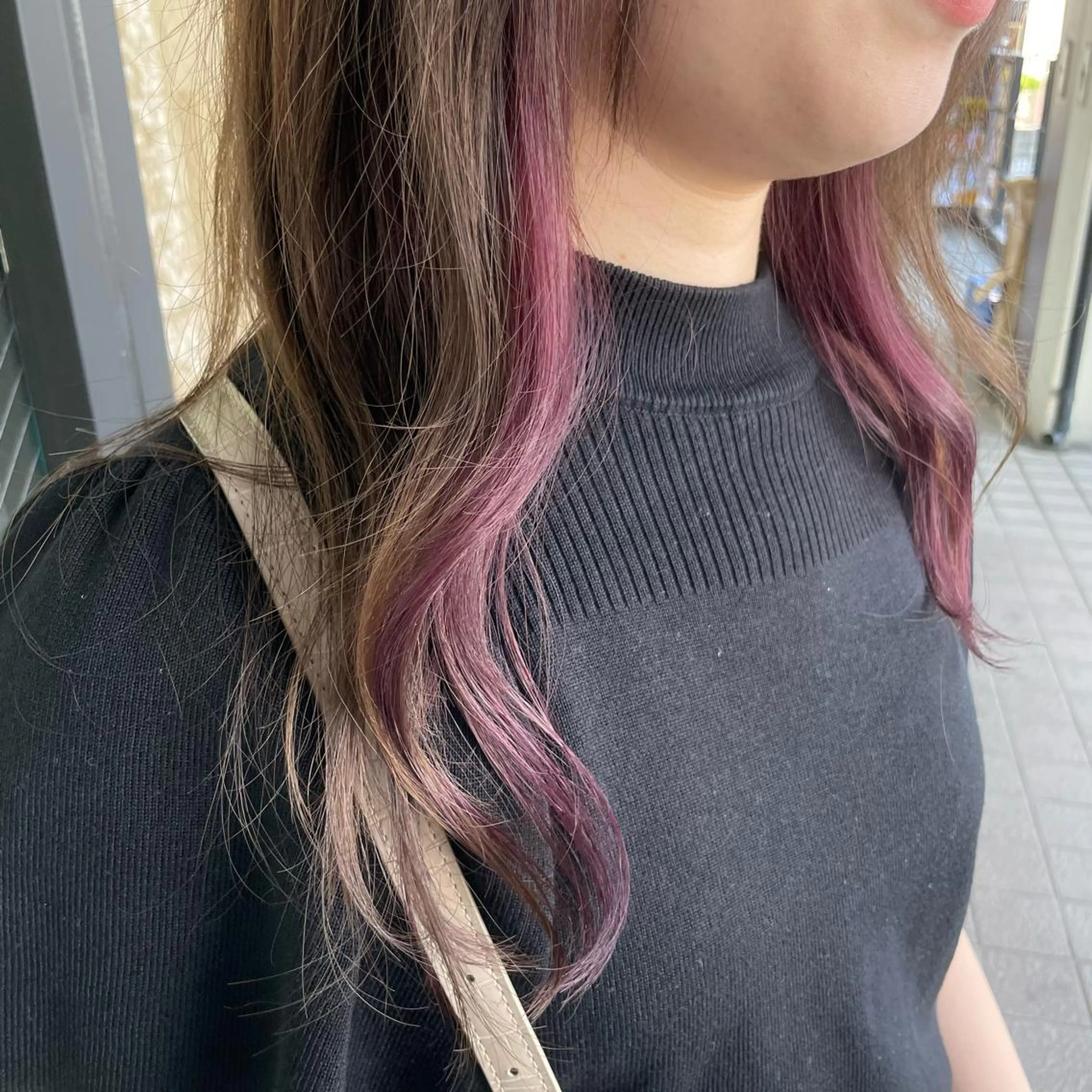 セミロング カット ヘアカラー トリートメント 艶髪/巻ける縮毛矯正 /髪質改善naoのヘアスタイル