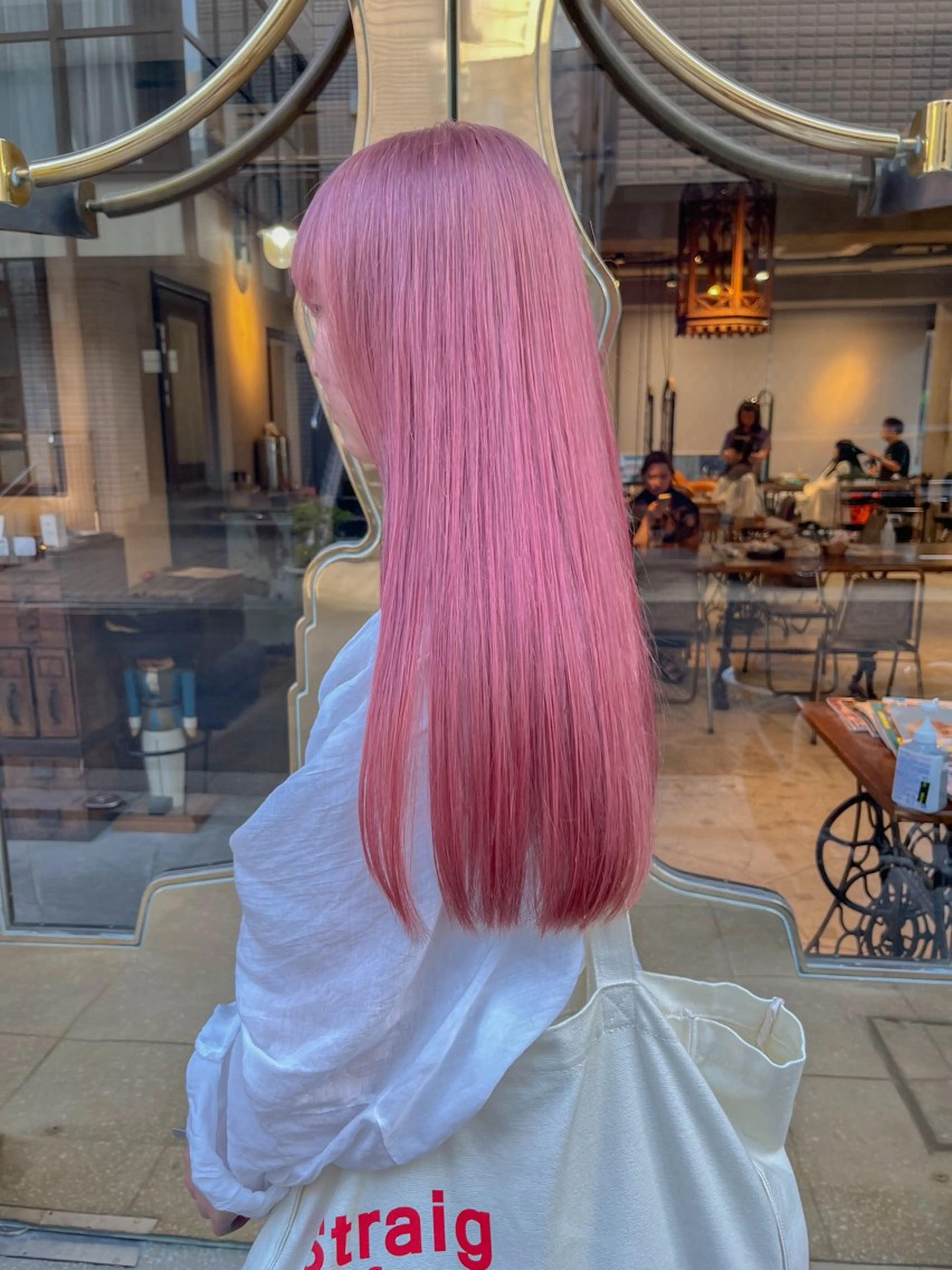 ロング カラー カット ヘアカラー トリートメント ヘアセット 似合わせハイトーン 🍯ayumi🍯のヘアスタイル