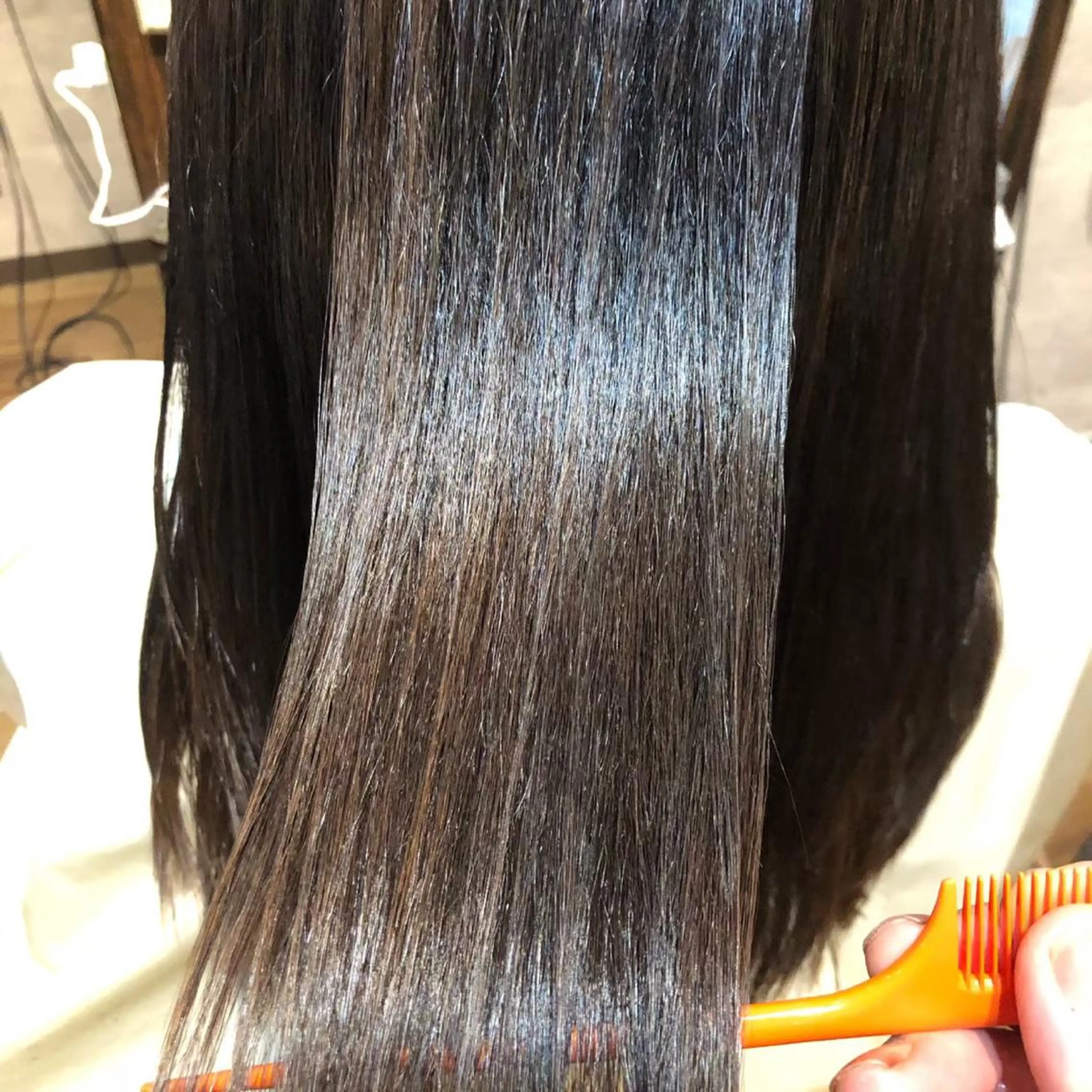 ロング 🫧縮毛矯正特化🫧 クシビキマユノ🐣のヘアスタイル