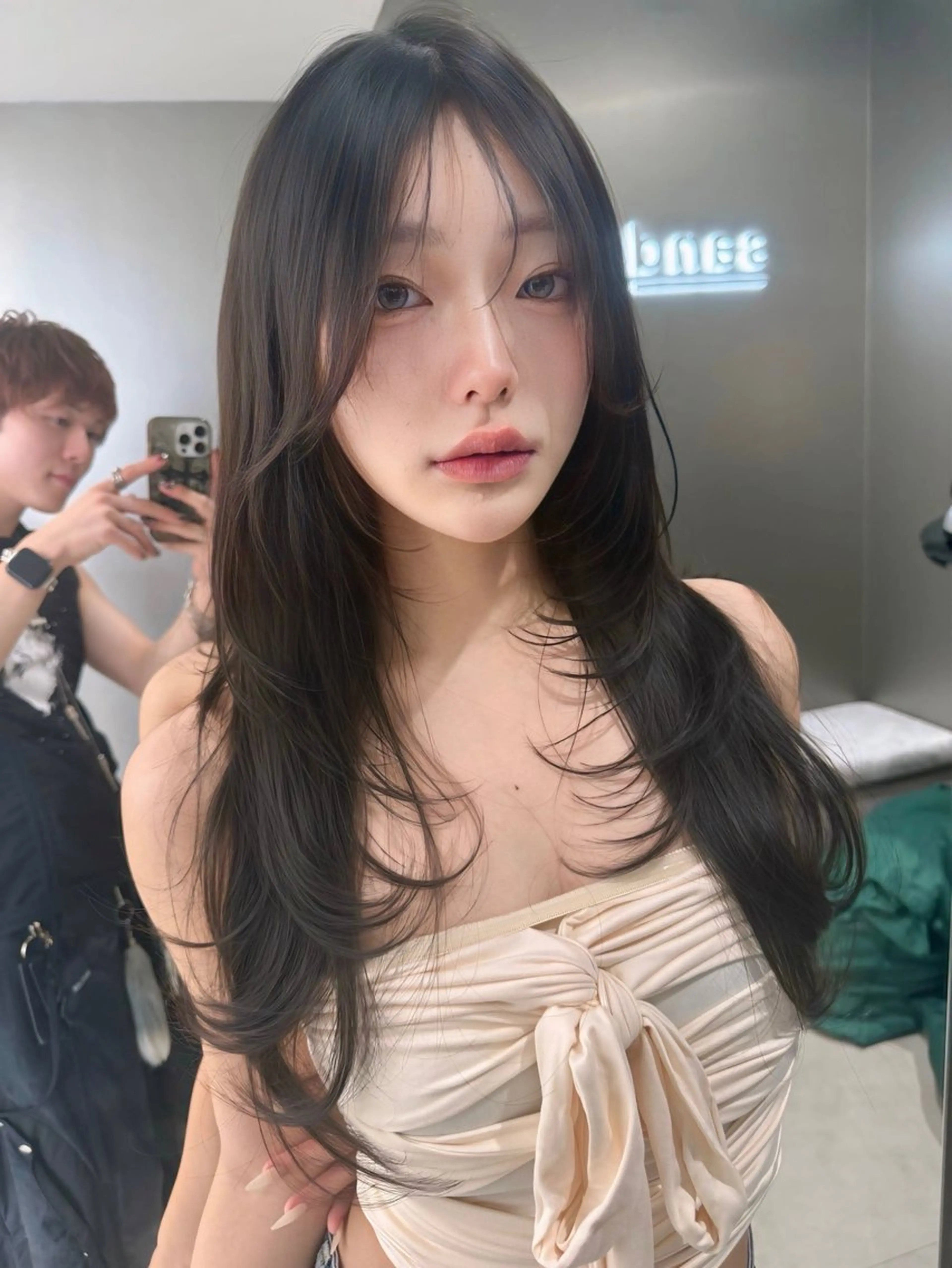 【期間限定メニュー✨】韓国風レイヤーカット🫧うる艶トリートメント付き🧴の写真