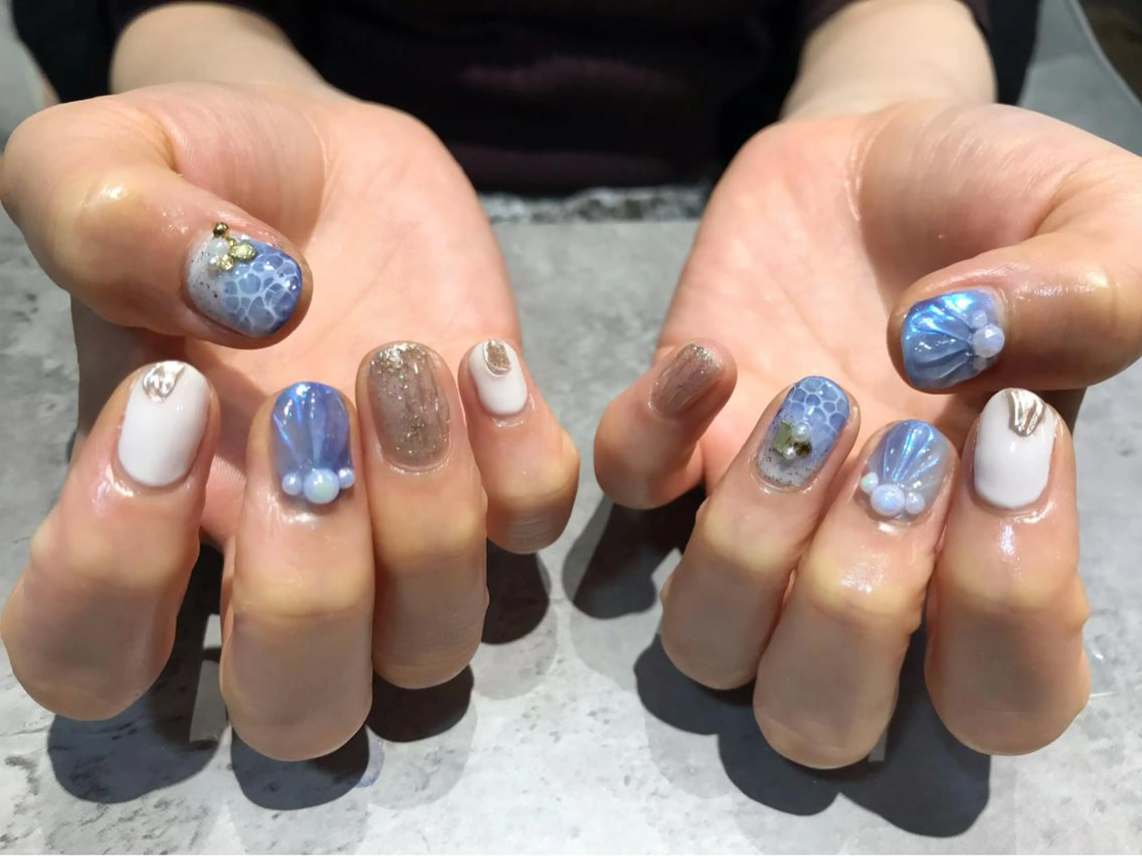 ネイル 夏ネイル ハンドネイル ROCCO nailのネイルデザイン