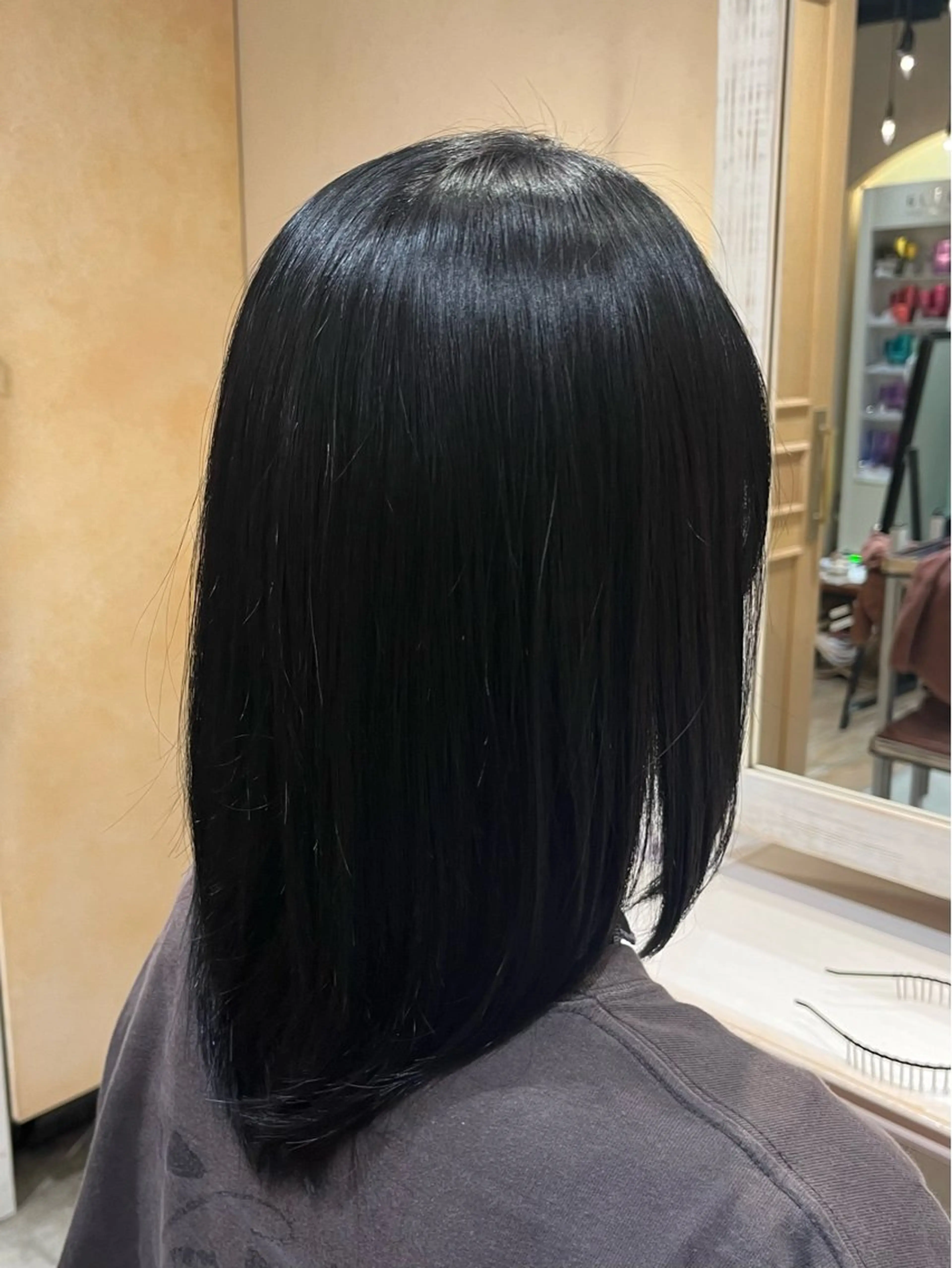 セミロング カラー 🫧透明感カラー🫧 mana🫧のヘアスタイル
