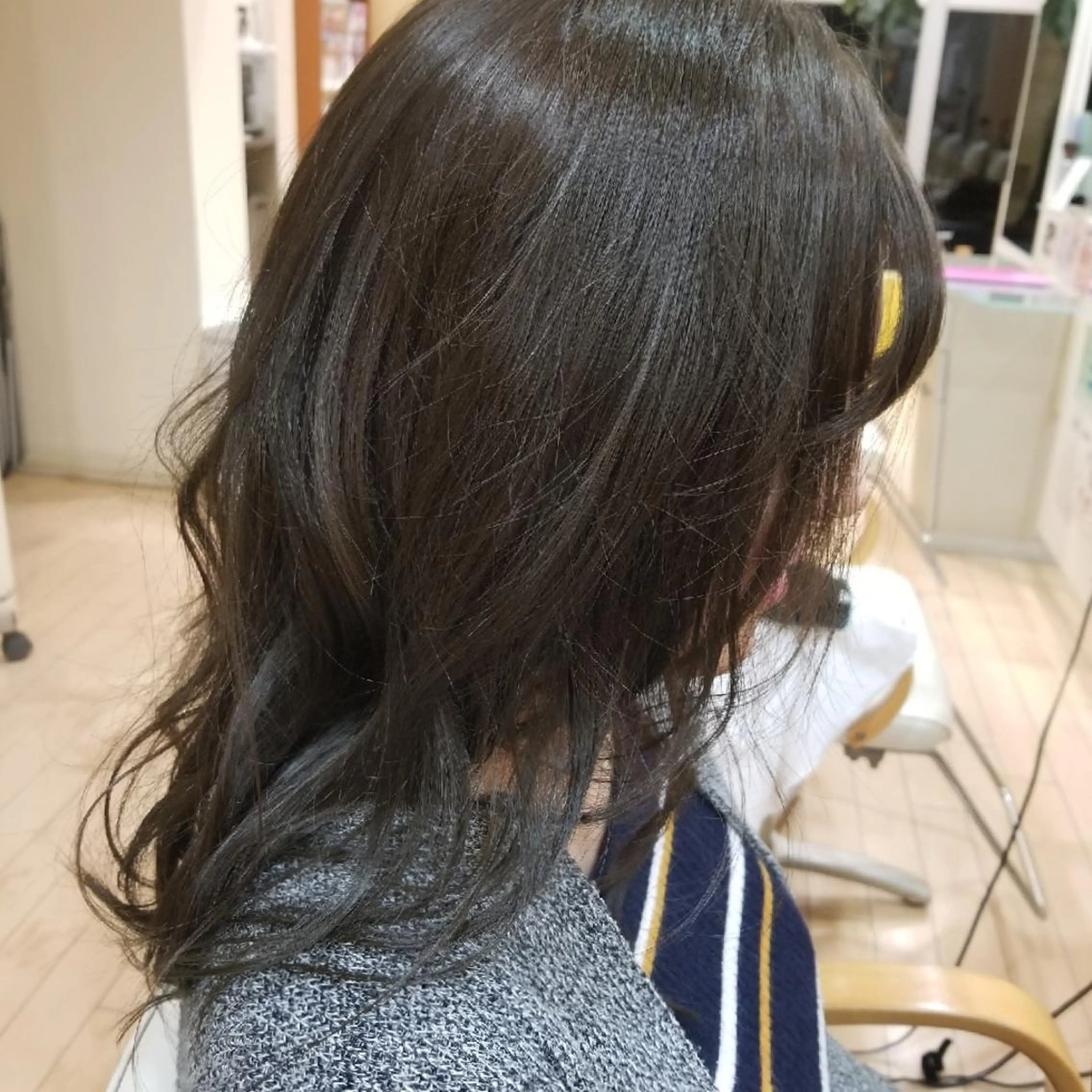 セミロング カラー ハイライトカラー ハイライト 関口 友菜のヘアスタイル