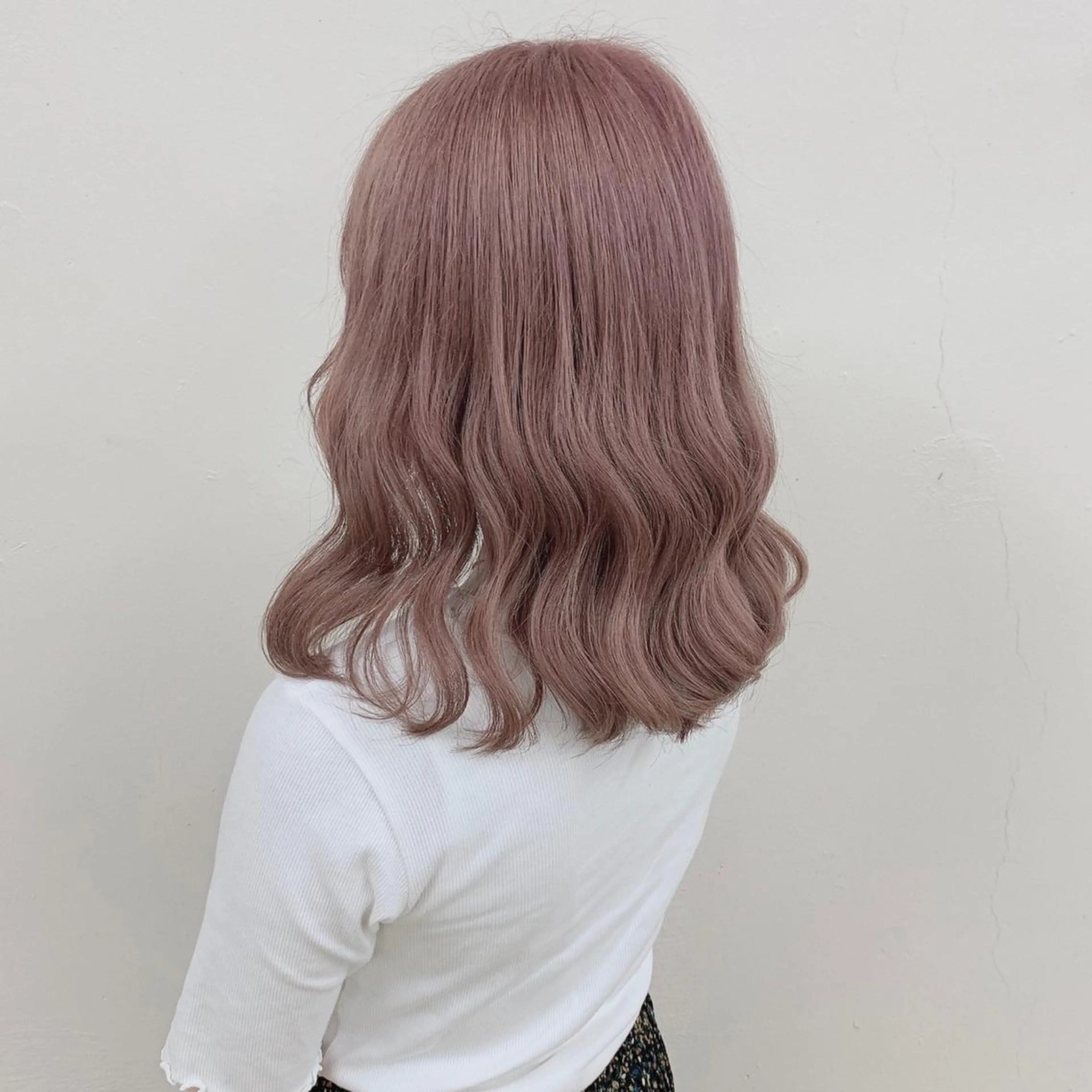 ミディアム カラー ヘアカラー ヘアセット ワインレッド 🍒KAHOのヘアスタイル