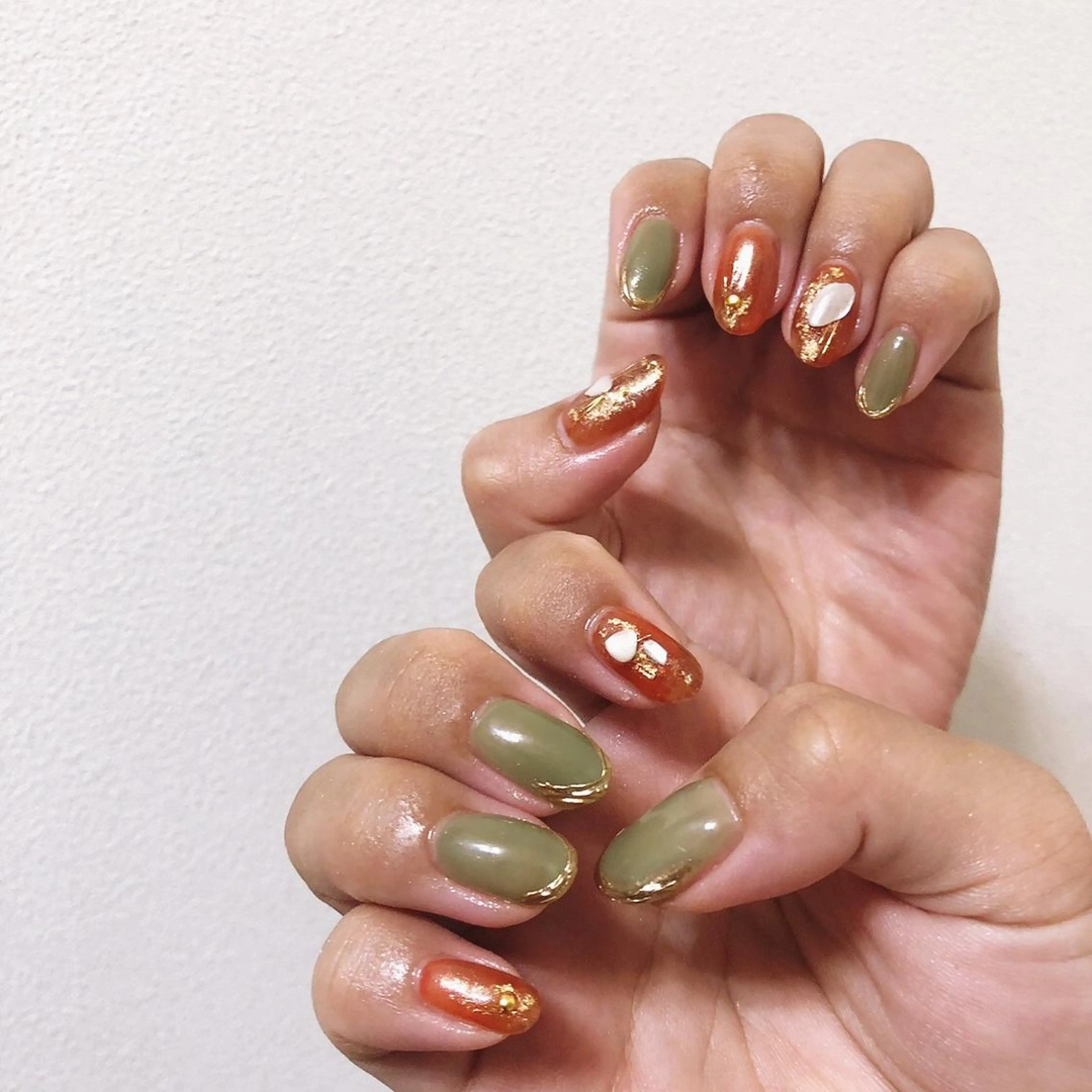 ネイル ボルドー ニュアンスネイル ワンカラーネイル ハンドネイル ere beauty yukiのネイルデザイン