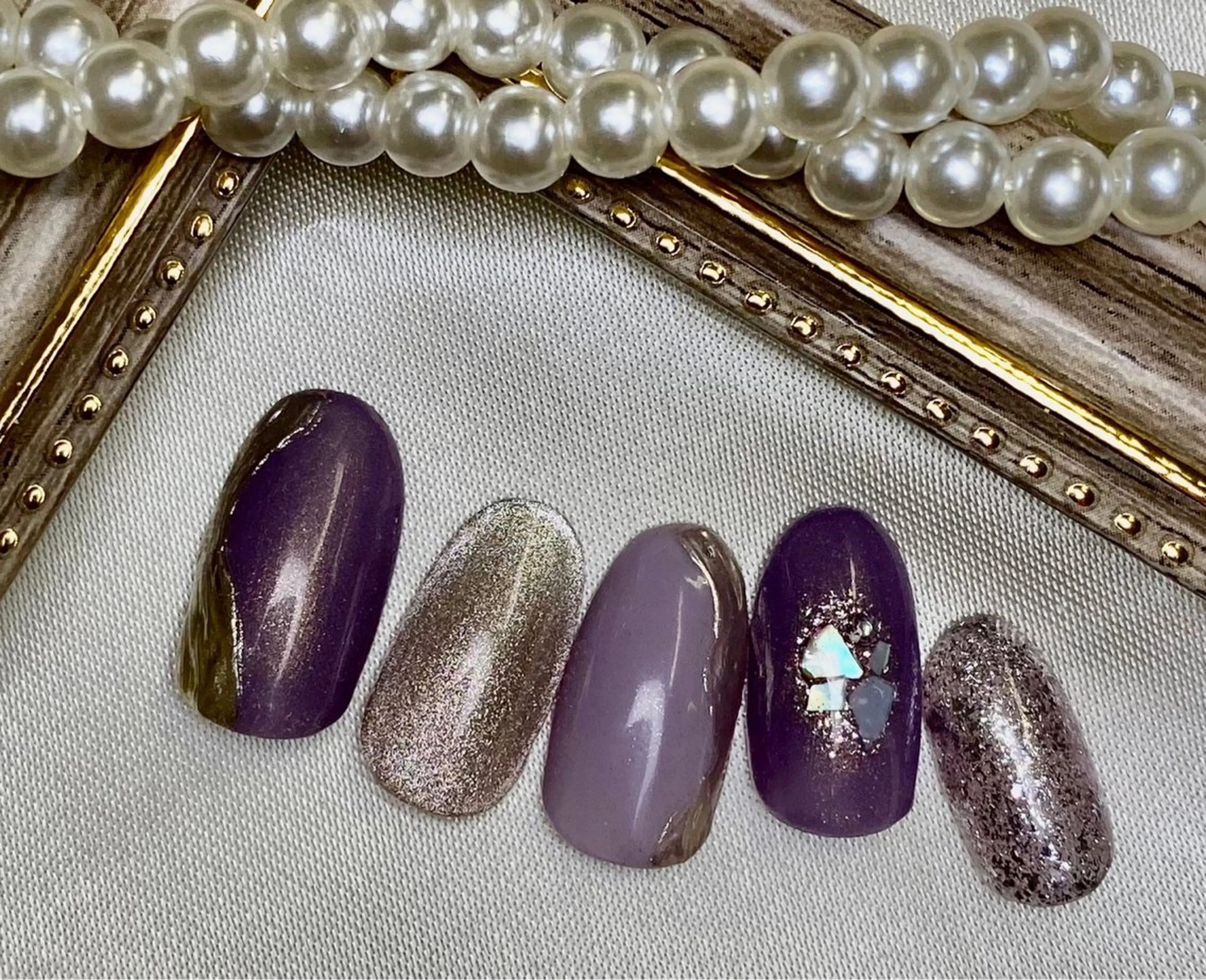 ネイル ハンドネイル ネイルPetit Ribbonのネイルデザイン