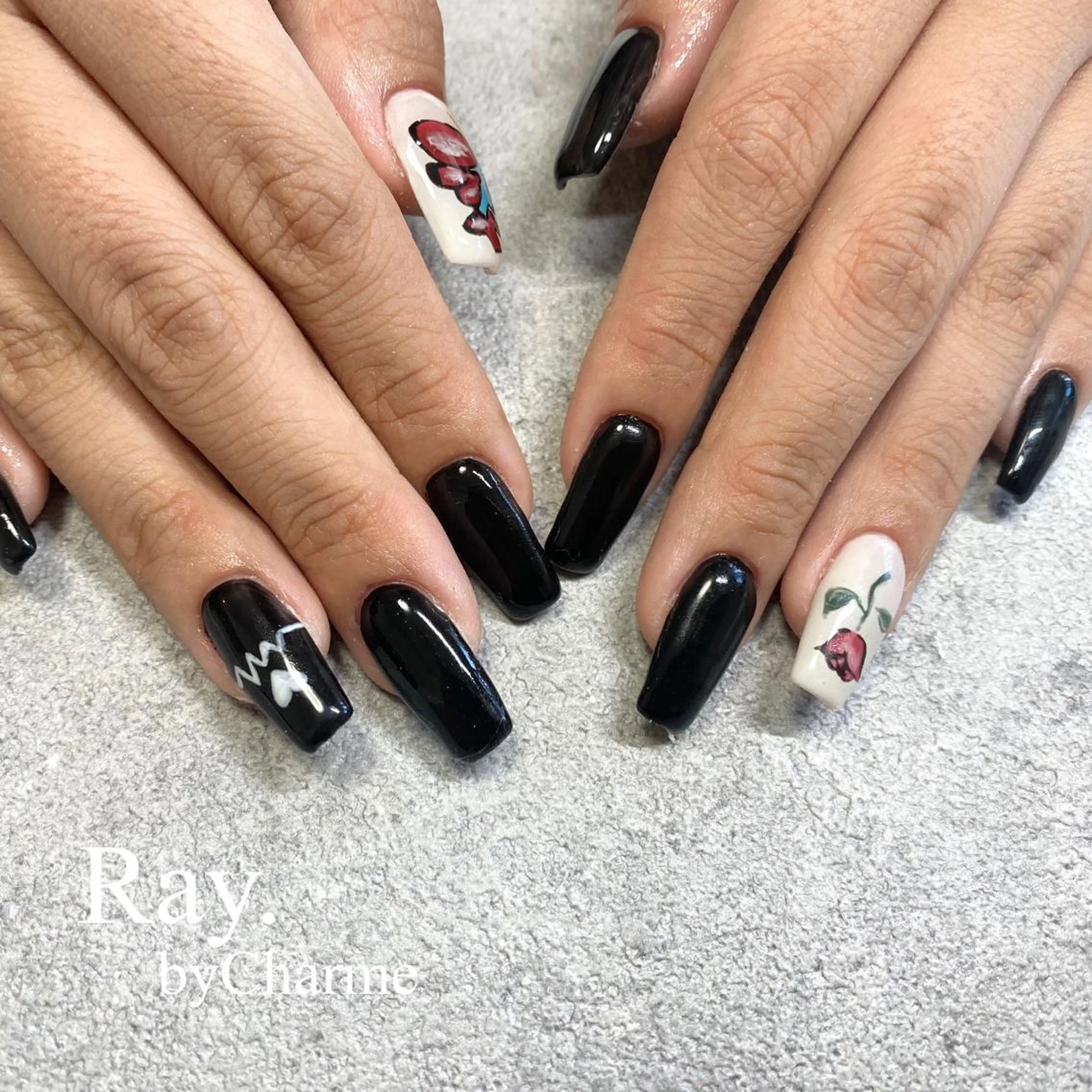 ネイル Ray. /綺麗目ニュアンスのネイルデザイン