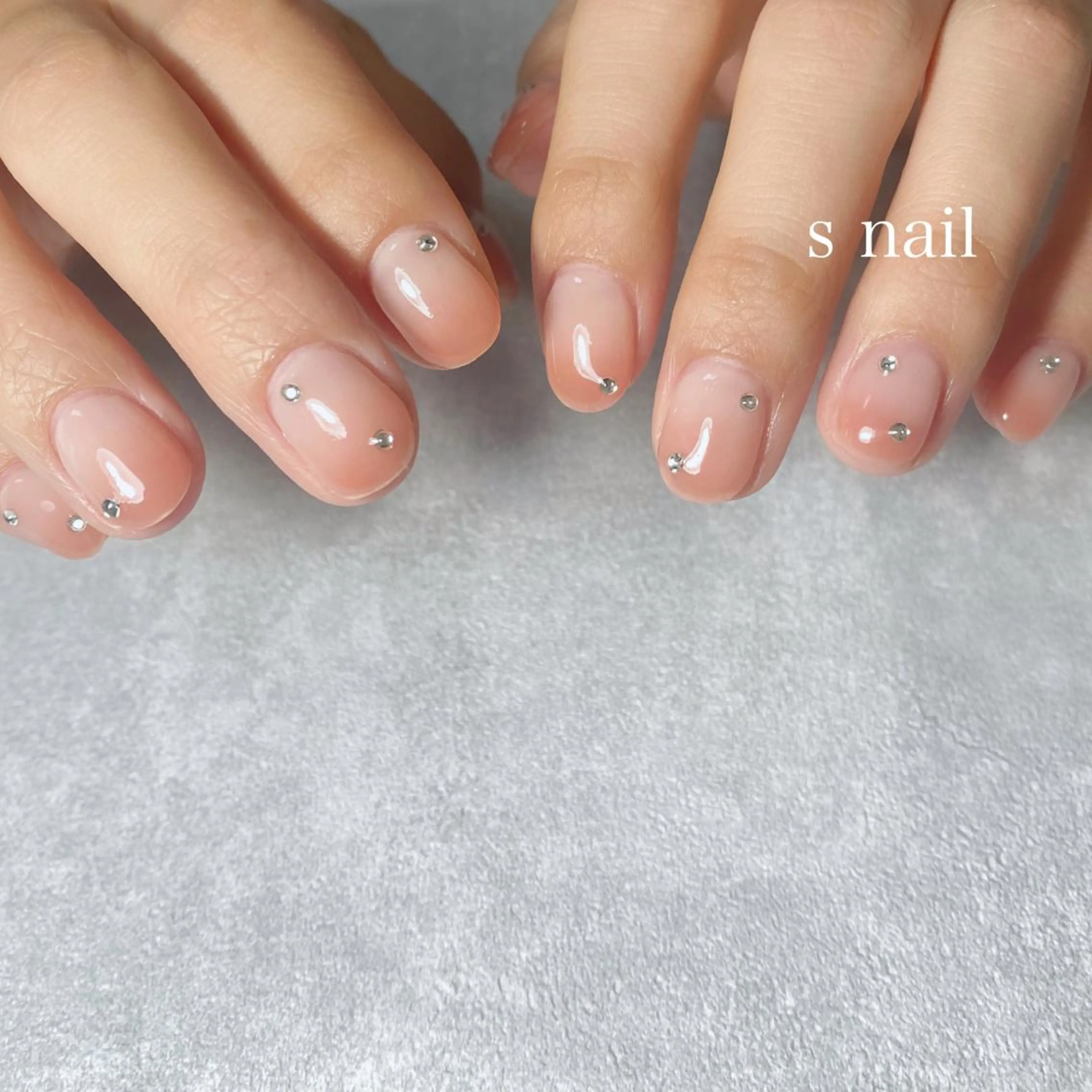 ネイル グラデーション ハンドネイル s nail さとよしみゆきのネイルデザイン